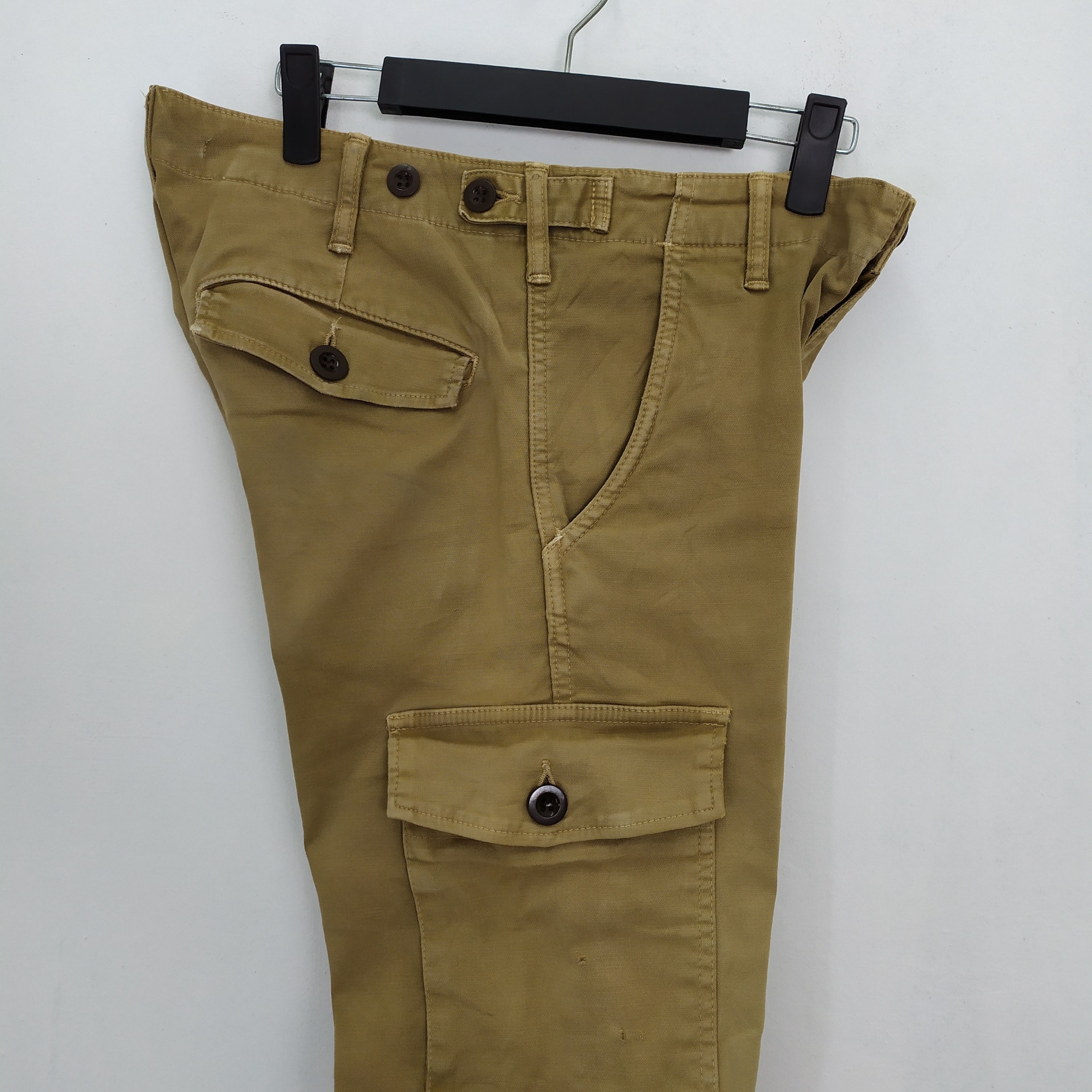 Johnbull VINTAGE JOHN BULL FADED CARGO PANTS Size US 30 / EU 46 - 11 Thumbnail