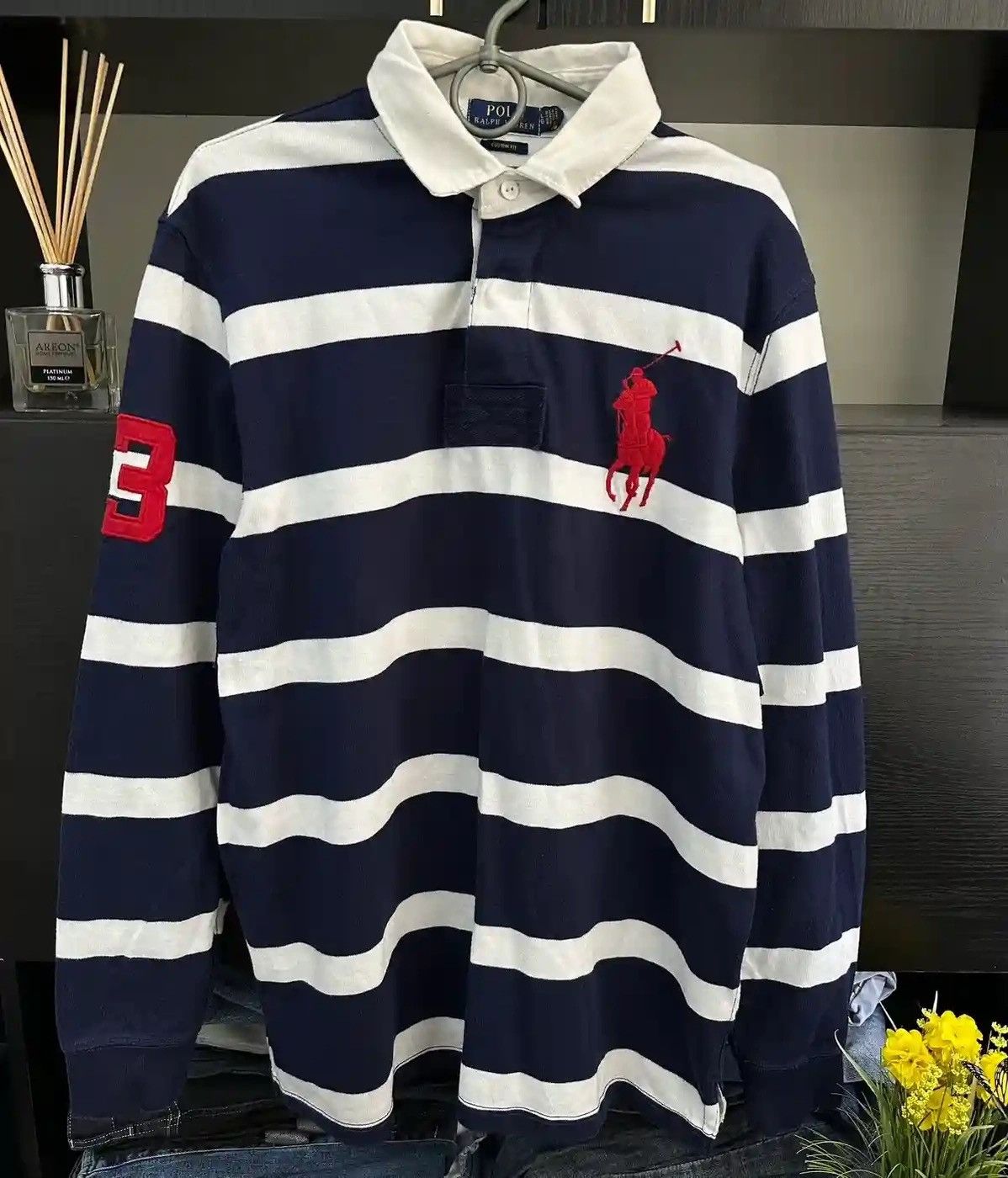 Polo Ralph Lauren Vintage Ralph Lauren Striped Rugby Jersey Rare Japan ...