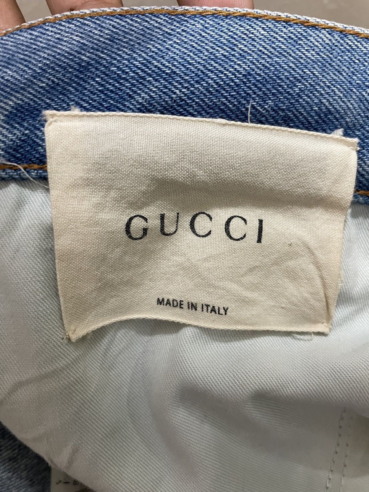 Grailed Archival Authentic Gucci Lot 53 Straight-Leg Cropped Jeans Size US 36 / EU 52 - 6 Thumbnail