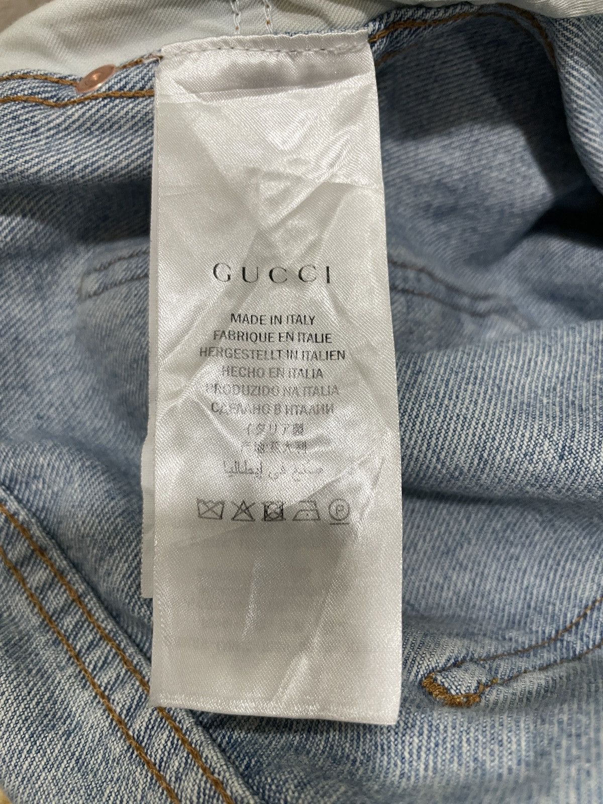 Grailed Archival Authentic Gucci Lot 53 Straight-Leg Cropped Jeans Size US 36 / EU 52 - 8 Thumbnail
