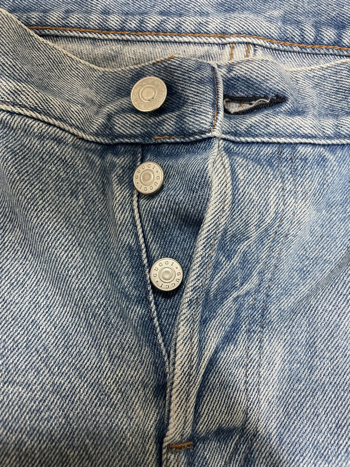 Grailed Archival Authentic Gucci Lot 53 Straight-Leg Cropped Jeans Size US 36 / EU 52 - 4 Thumbnail