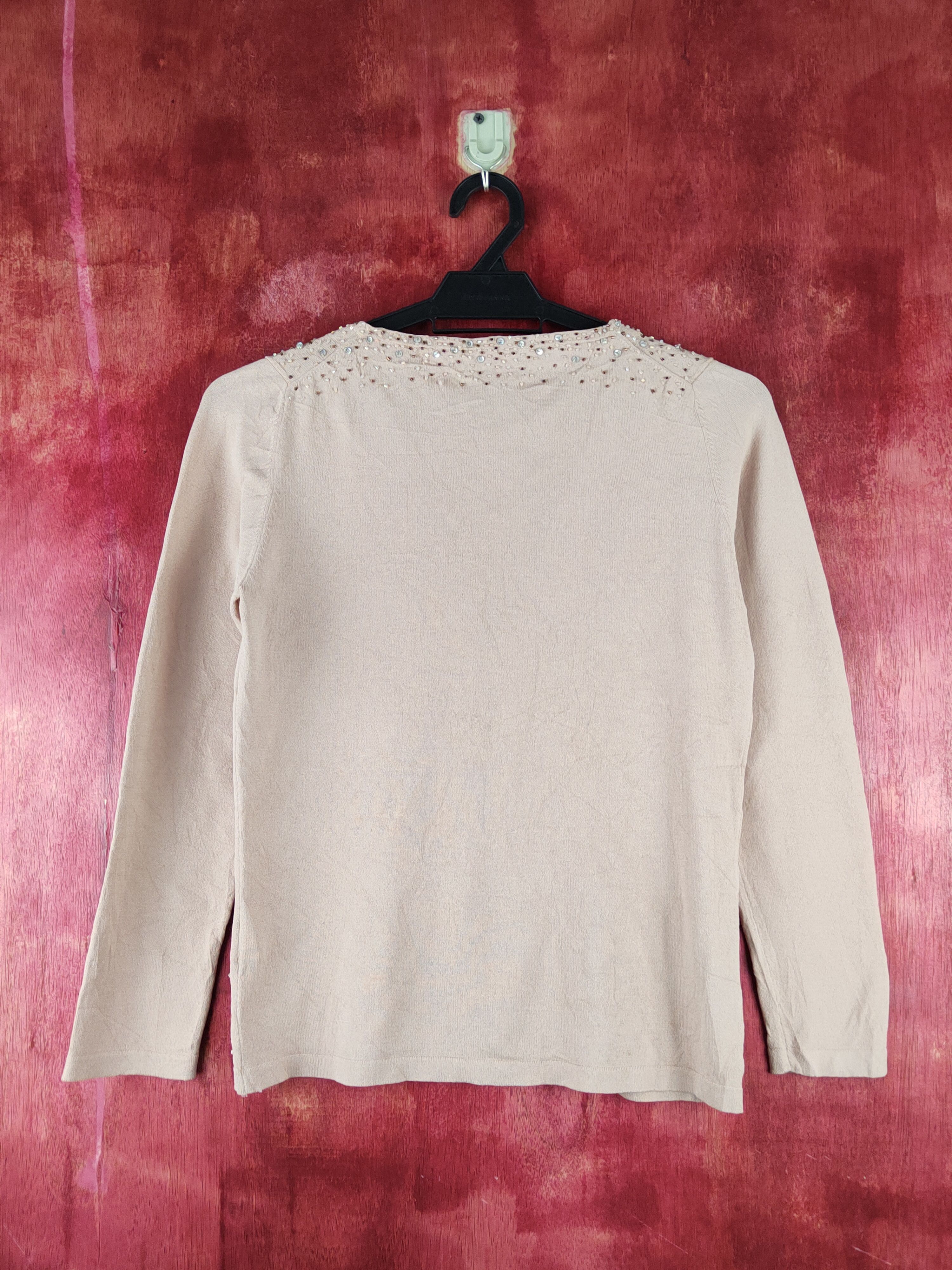 Anne Klein Anne Klein Beige Knitwear Cardigan #S1240 Size S / US 4 / IT 40 - 7 Thumbnail