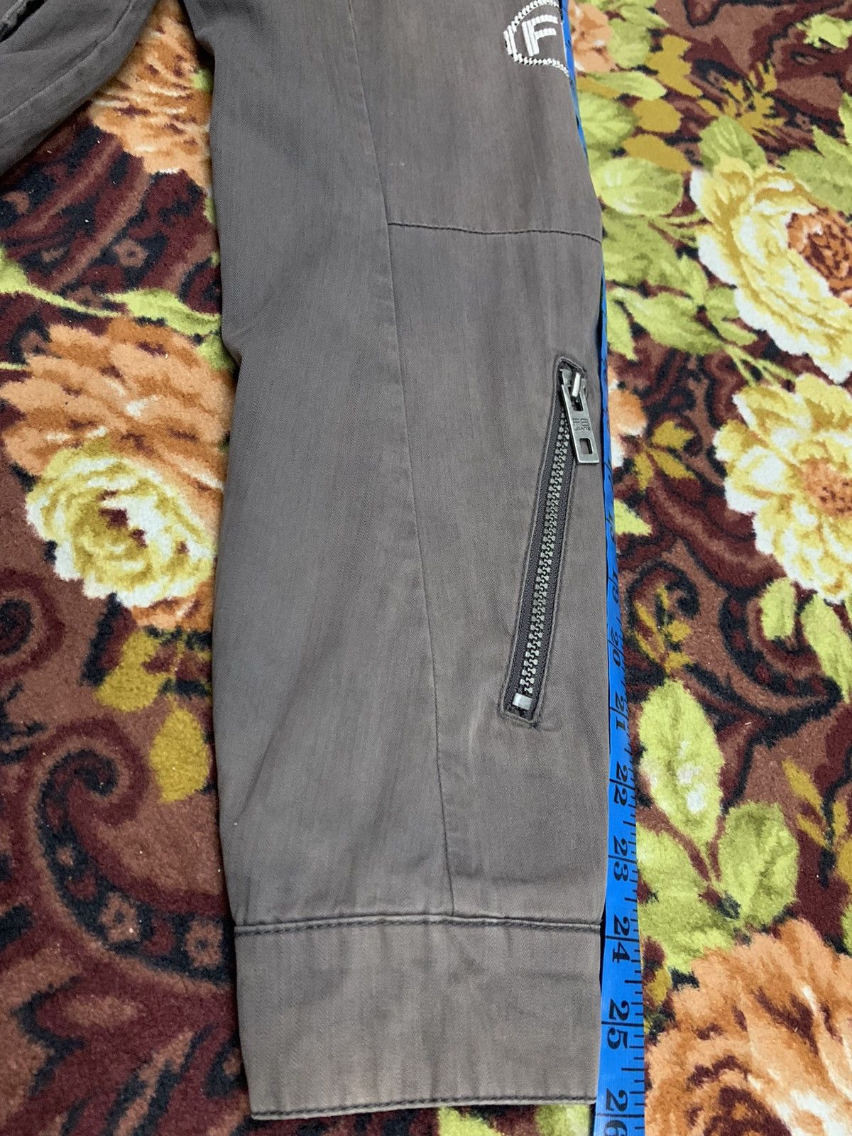 Fubu Fubu Jeans Faded Distressed Zipper Jacket Multi pocket Size US M / EU 48-50 / 2 - 11 Thumbnail