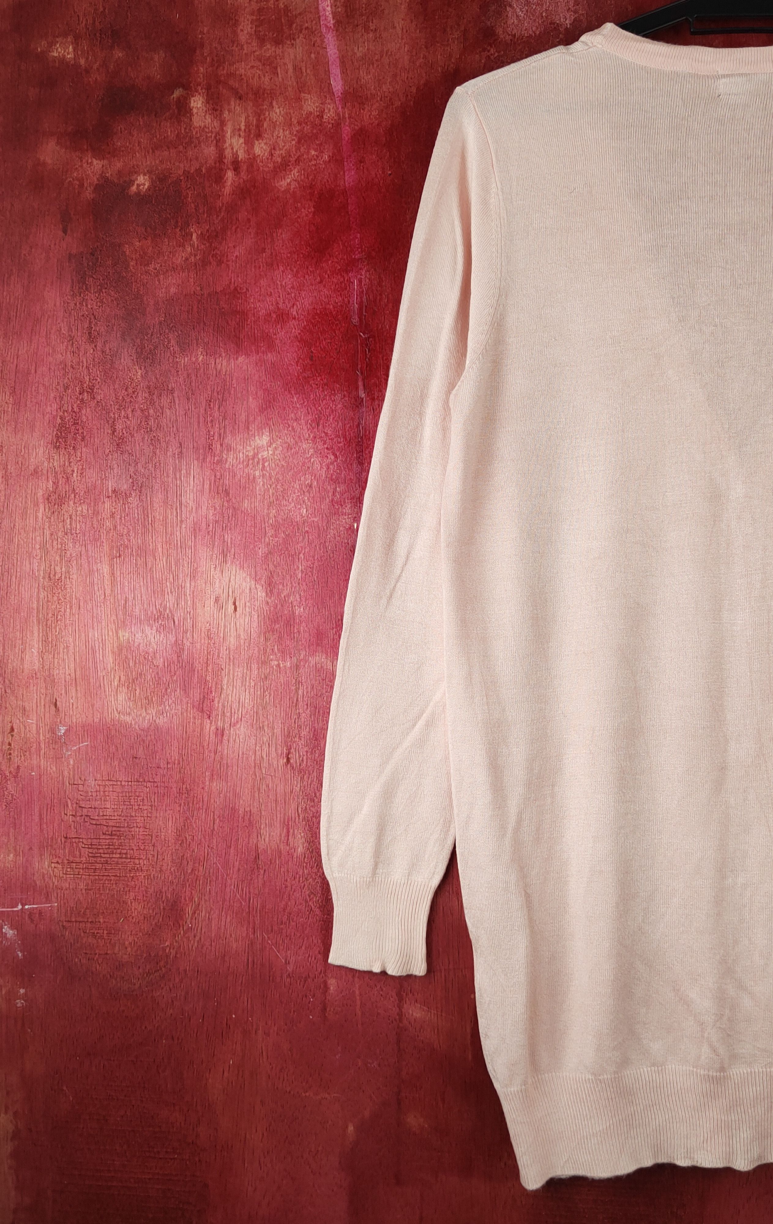 Japanese Brand Kobe Lettuce Pink Knitwear Cardigan #S1239 Size M / US 6-8 / IT 42-44 - 8 Thumbnail