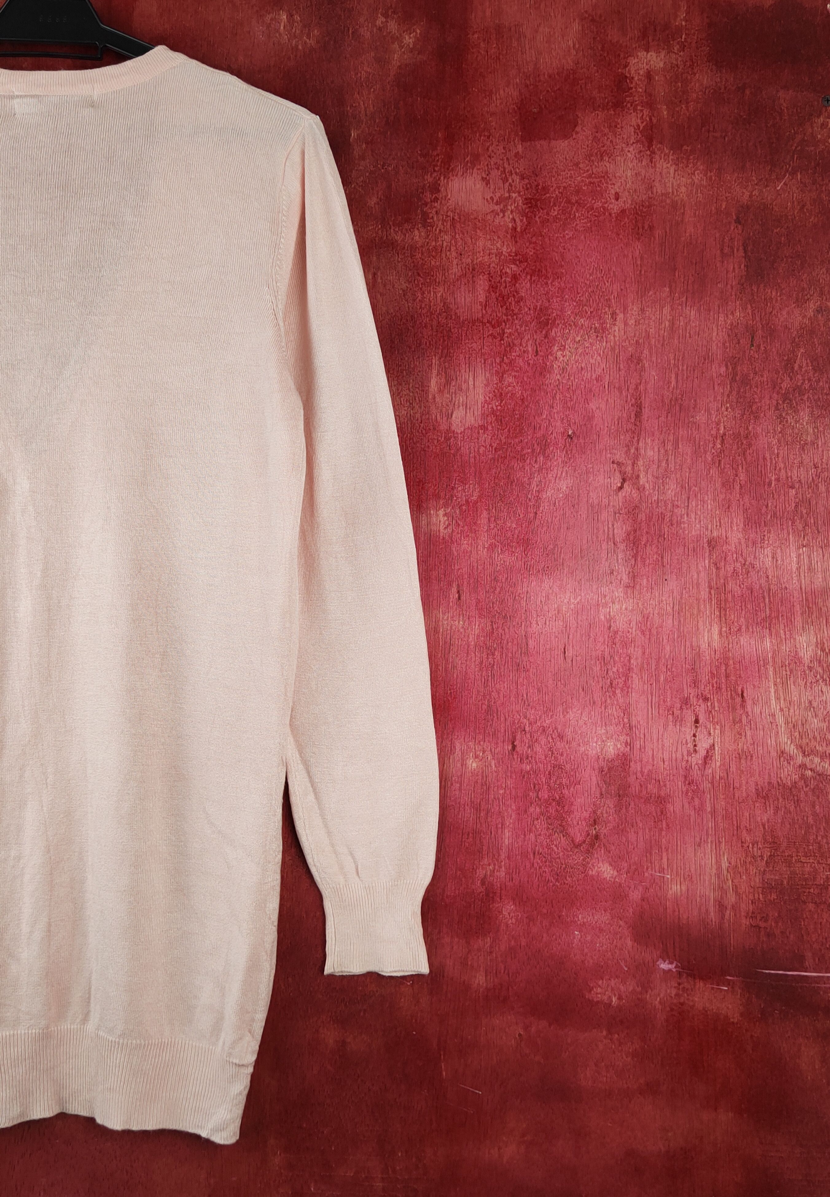 Japanese Brand Kobe Lettuce Pink Knitwear Cardigan #S1239 Size M / US 6-8 / IT 42-44 - 9 Thumbnail