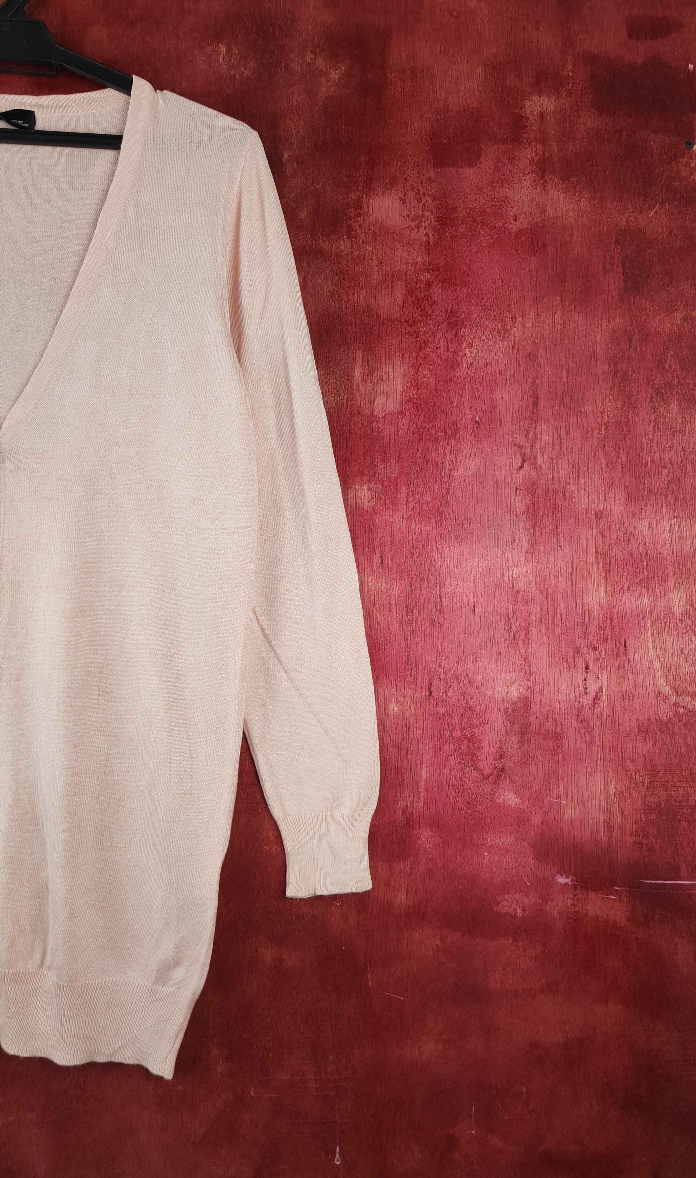 Japanese Brand Kobe Lettuce Pink Knitwear Cardigan #S1239 Size M / US 6-8 / IT 42-44 - 4 Thumbnail