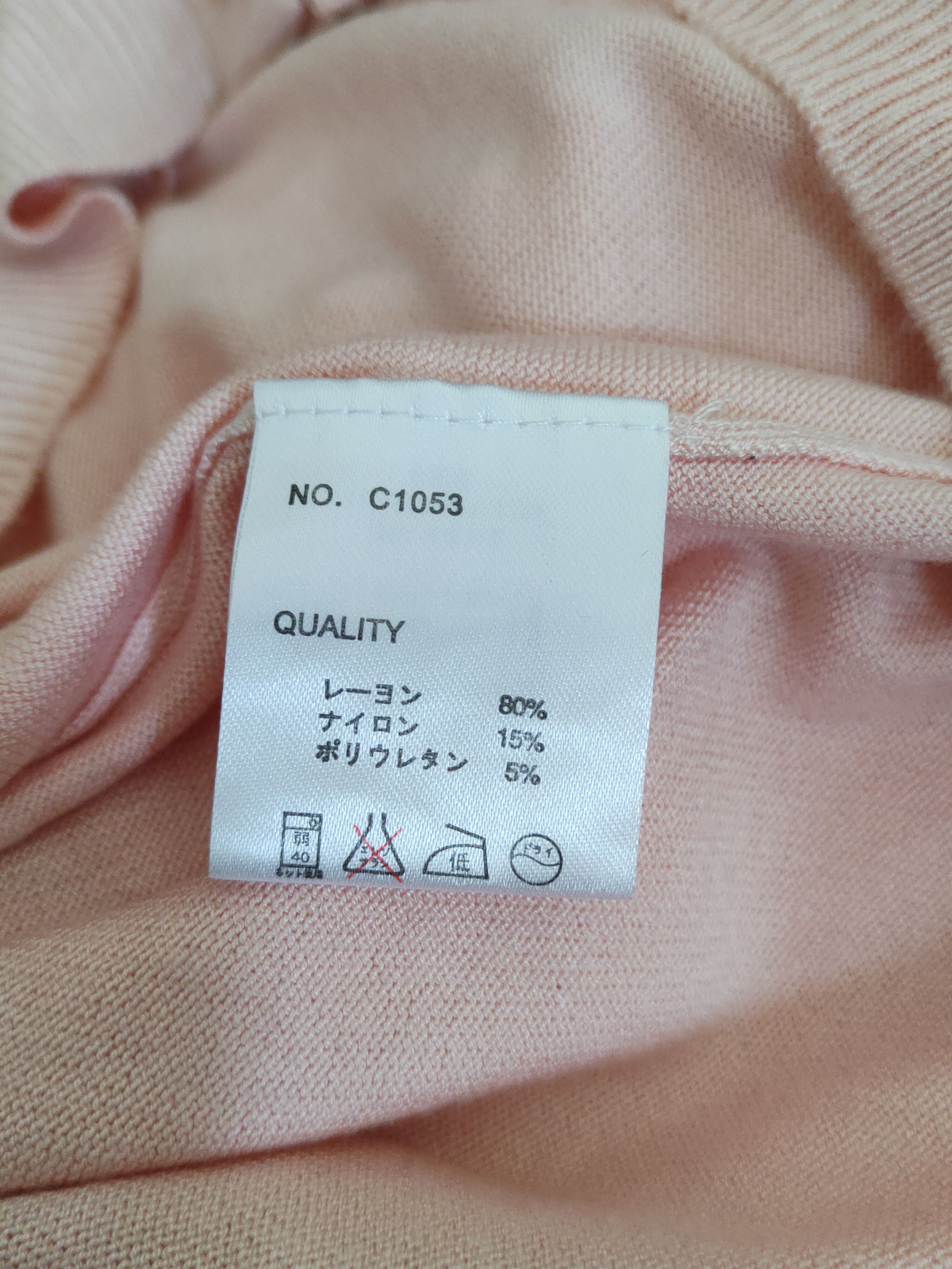 Japanese Brand Kobe Lettuce Pink Knitwear Cardigan #S1239 Size M / US 6-8 / IT 42-44 - 10 Thumbnail
