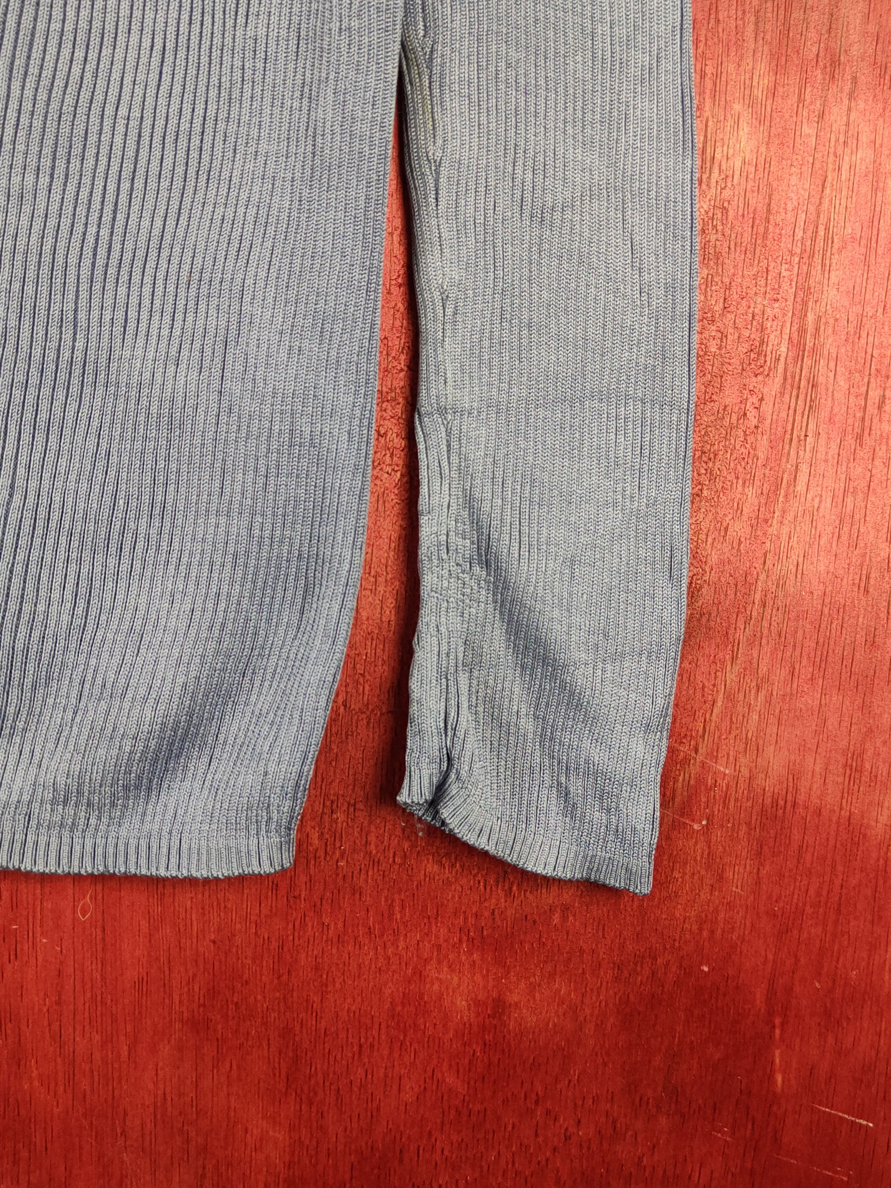 Japanese Brand × Vintage Japanese Brand vintage Blue Knitwear Cardigan #S1231 Size M / US 6-8 / IT 42-44 - 6 Thumbnail