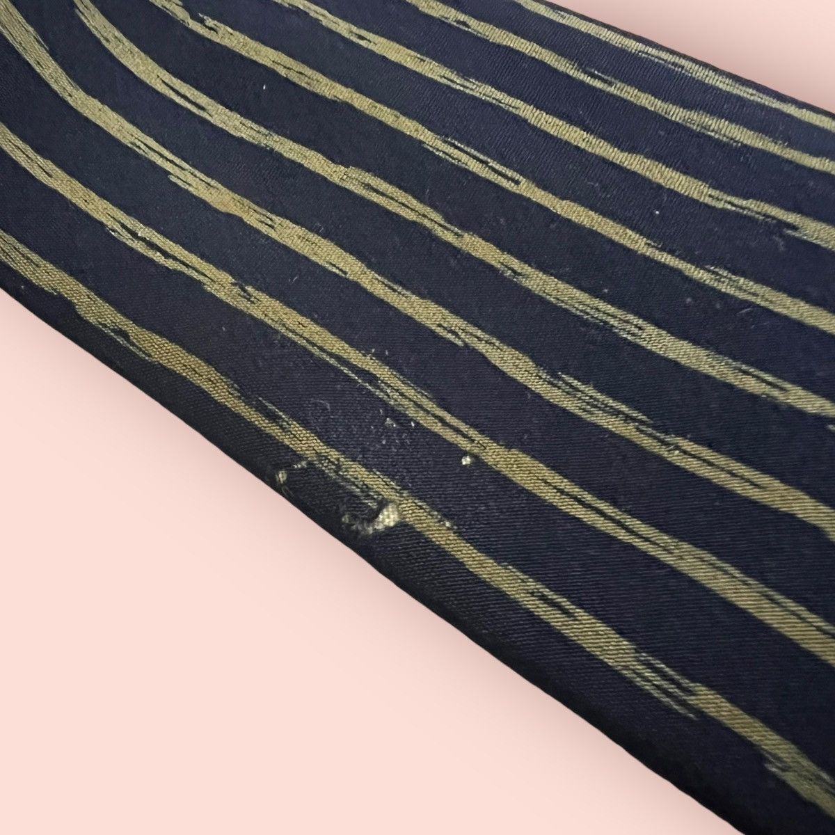 Issey Miyake VINTAGE DISTRESSED ISSEY MIYAKE SILK NECK TIE Size ONE SIZE - 11 Thumbnail