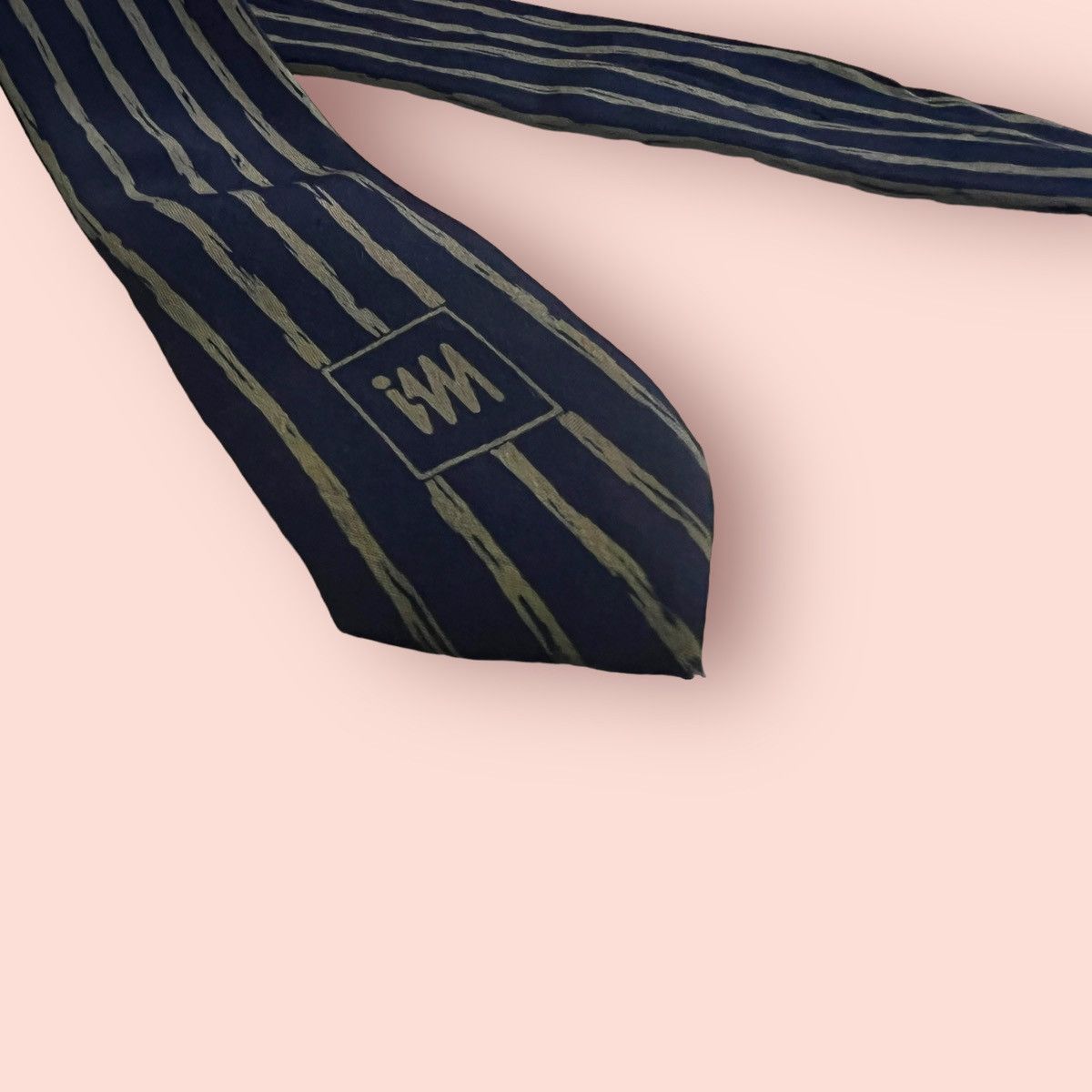 Issey Miyake VINTAGE DISTRESSED ISSEY MIYAKE SILK NECK TIE Size ONE SIZE - 2 Thumbnail