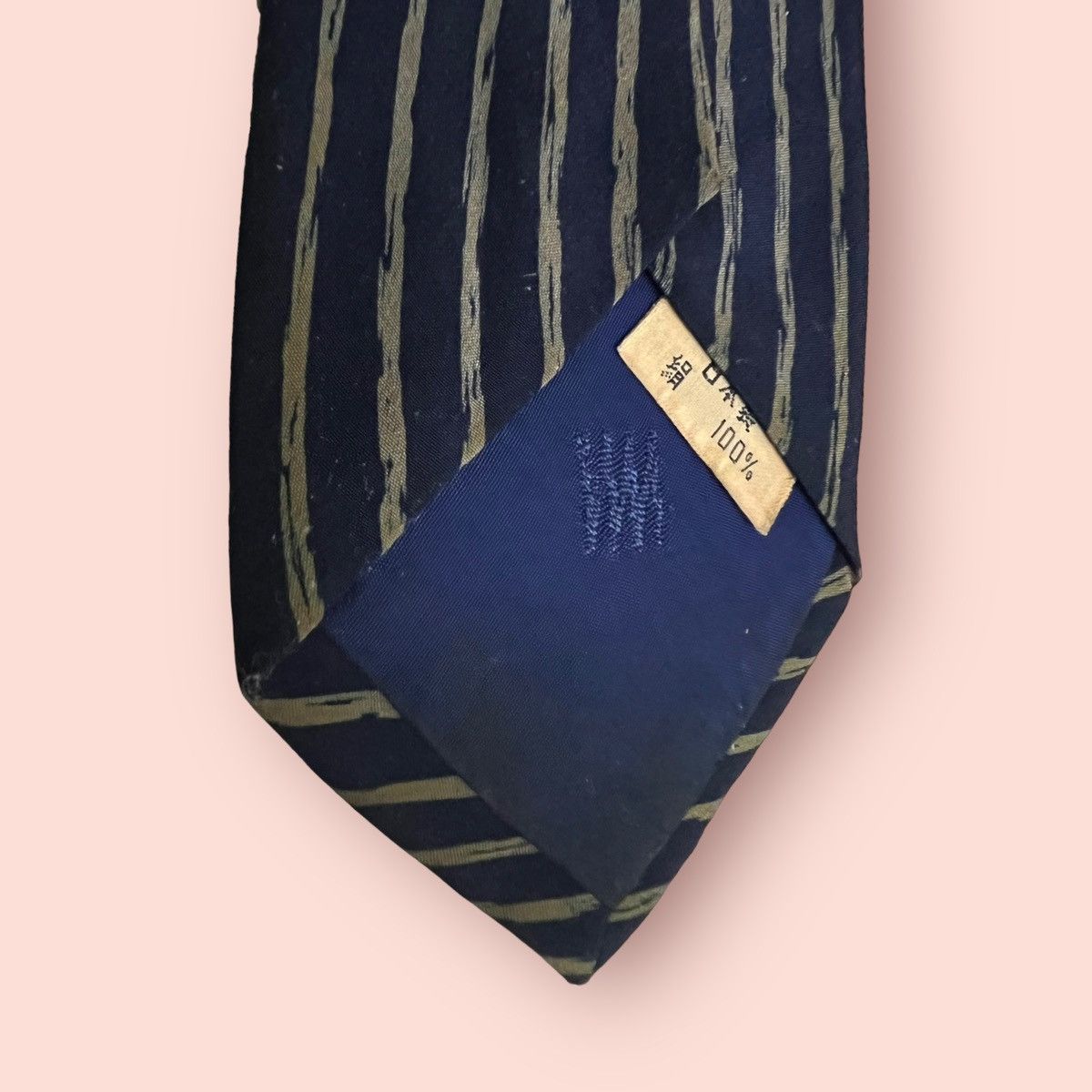 Issey Miyake VINTAGE DISTRESSED ISSEY MIYAKE SILK NECK TIE Size ONE SIZE - 6 Thumbnail