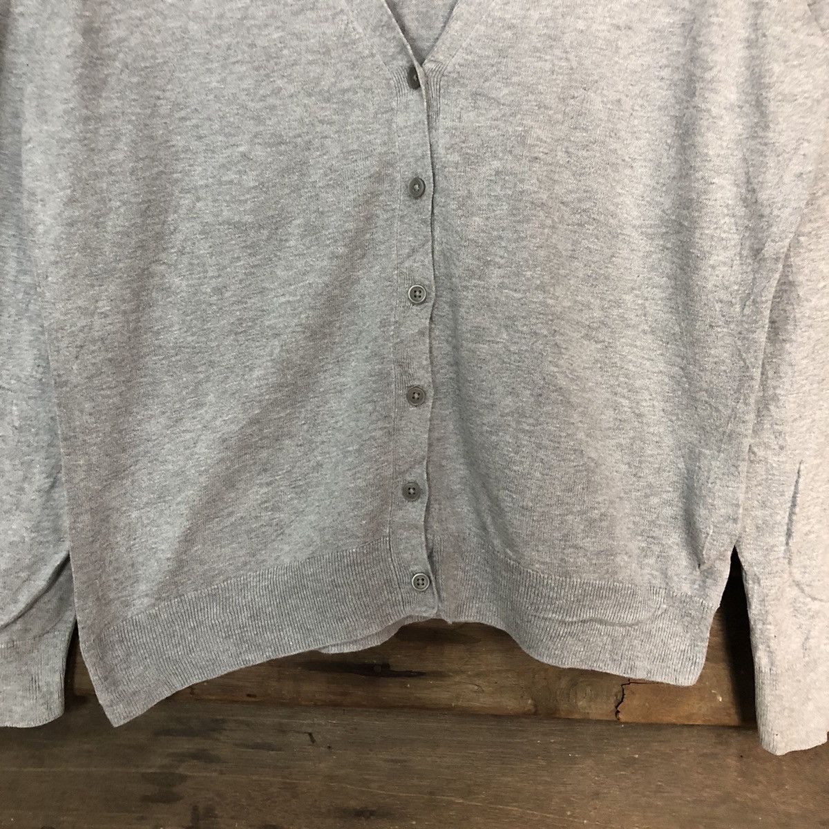 Homespun Knitwear Uniqlo vintage knitwear japan grey Cardigan #7228 Size M / US 6-8 / IT 42-44 - 8 Thumbnail