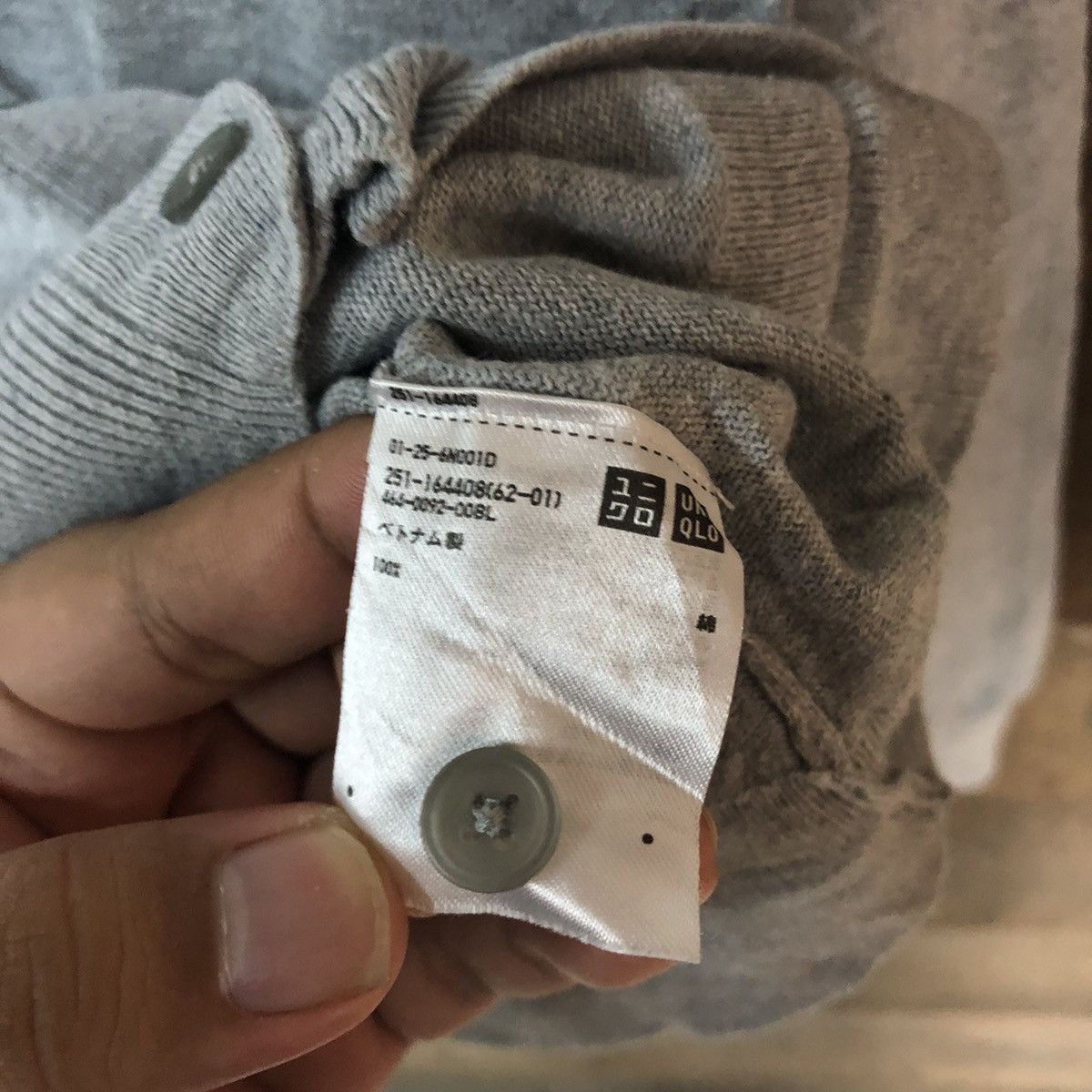 Homespun Knitwear Uniqlo vintage knitwear japan grey Cardigan #7228 Size M / US 6-8 / IT 42-44 - 10 Thumbnail