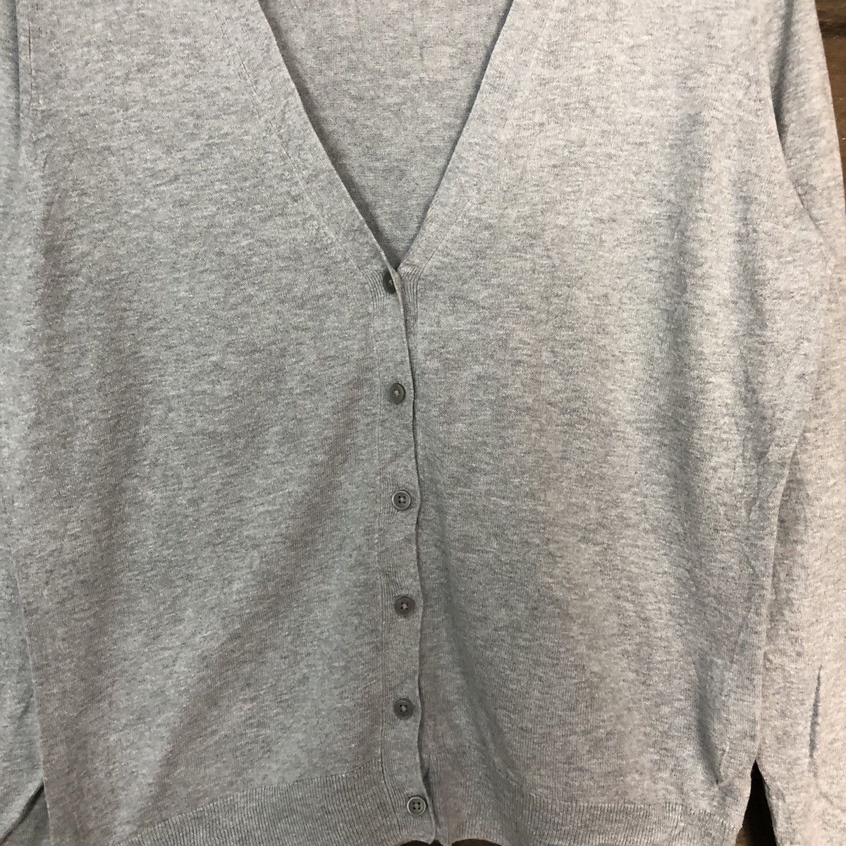 Homespun Knitwear Uniqlo vintage knitwear japan grey Cardigan #7228 Size M / US 6-8 / IT 42-44 - 7 Thumbnail