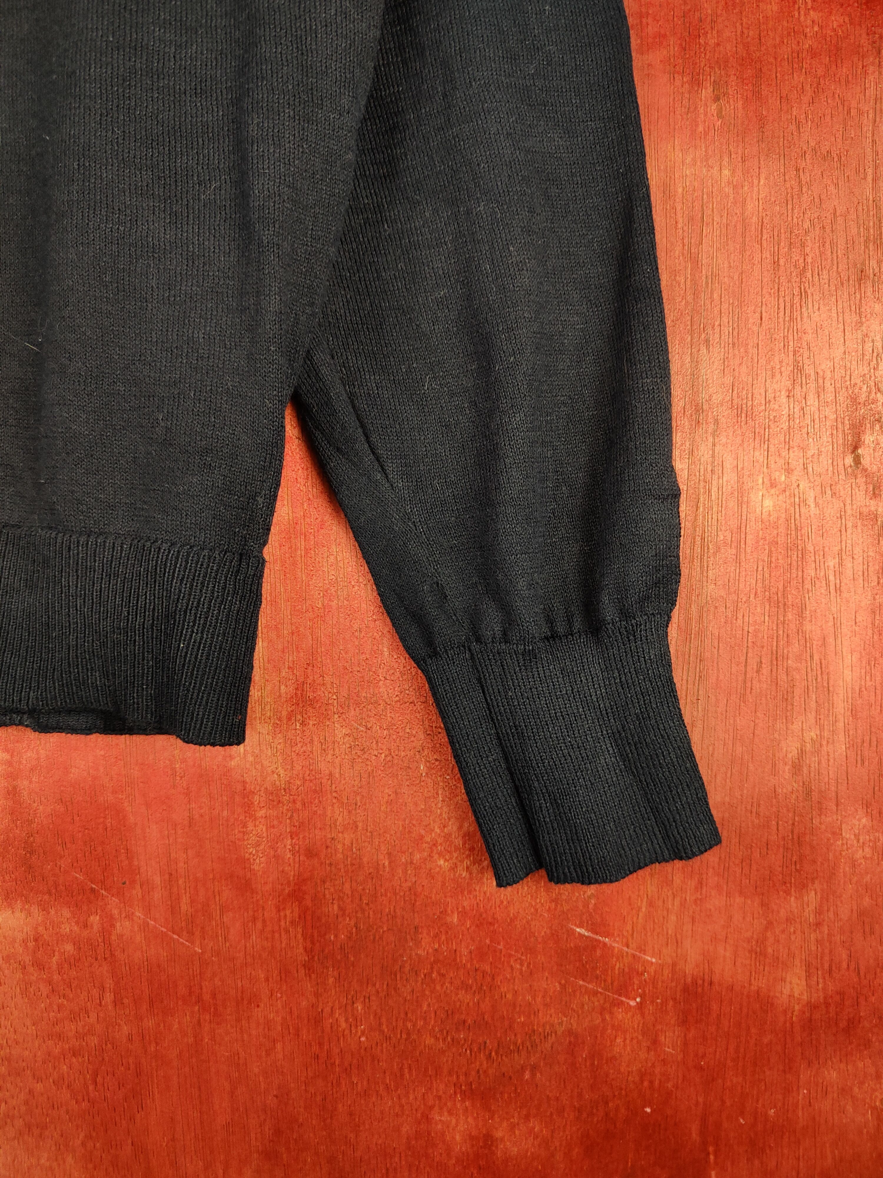 Japanese Brand Hushush Navy Blue Cardigan knitwear vintage japan #S877 Size M / US 6-8 / IT 42-44 - 7 Thumbnail