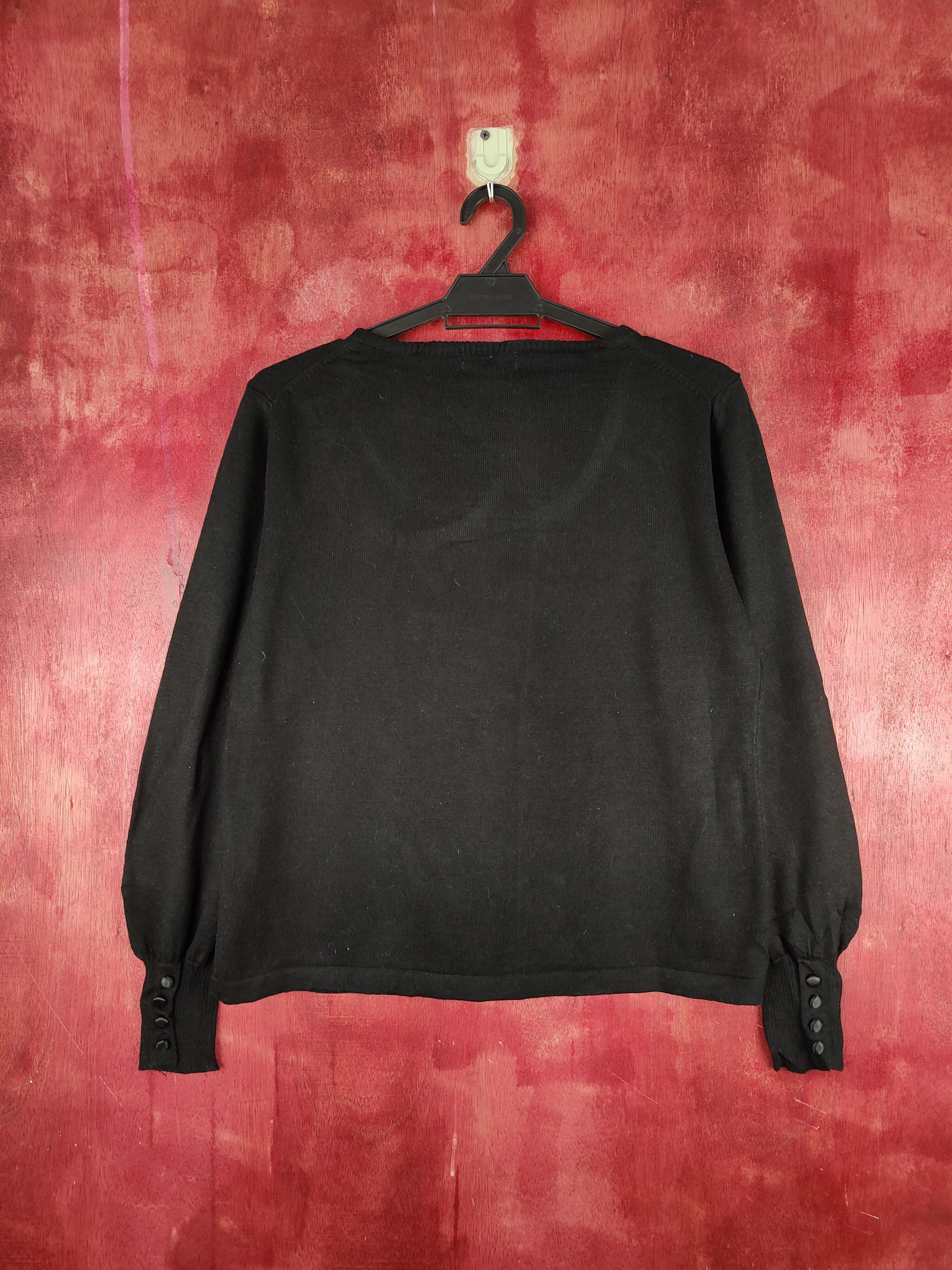 Japanese Brand Japanese Brand Black Cardigan knitwear vintage japan #S882 Size M / US 6-8 / IT 42-44 - 7 Thumbnail