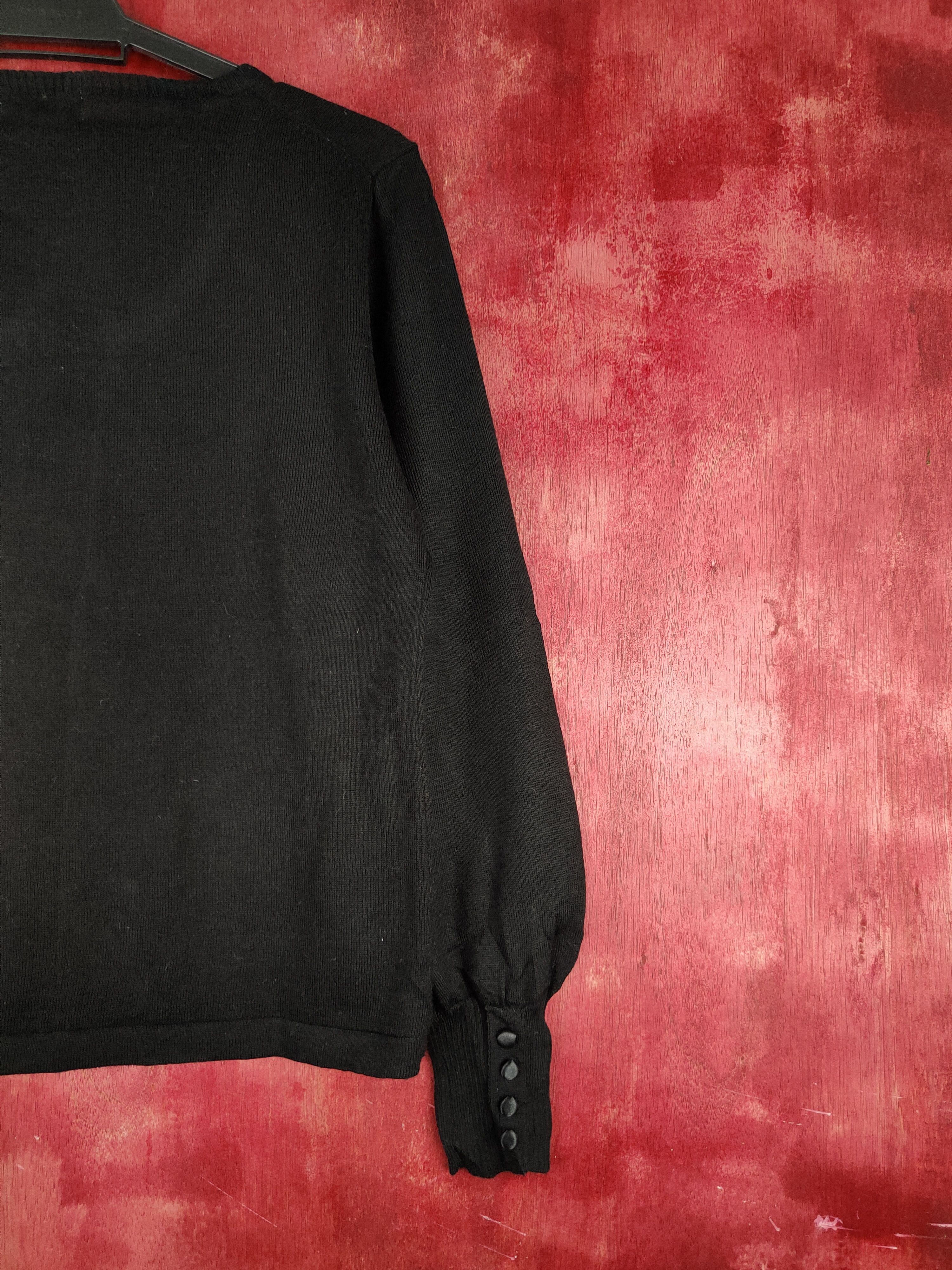 Japanese Brand Japanese Brand Black Cardigan knitwear vintage japan #S882 Size M / US 6-8 / IT 42-44 - 9 Thumbnail