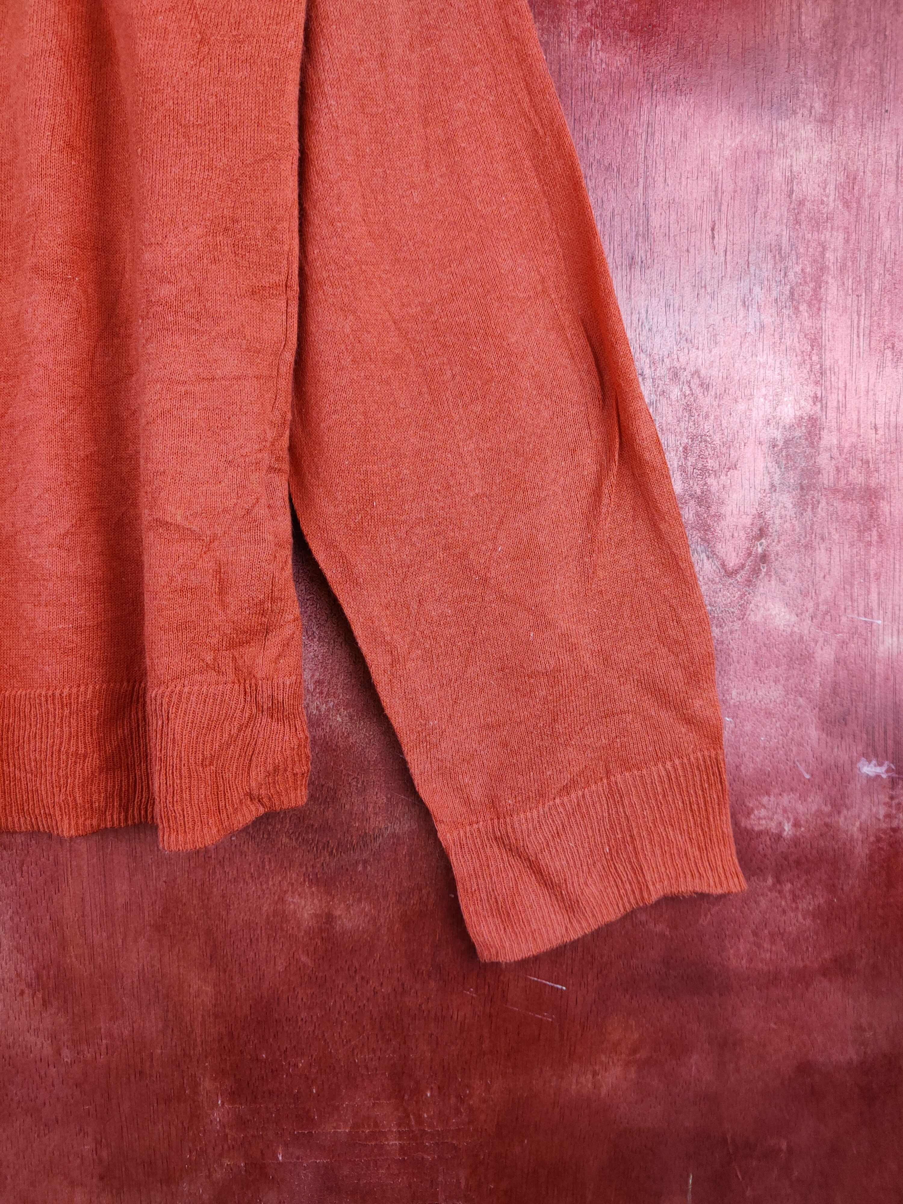 Japanese Brand Japanese Brand Red Knitwear Cardigan vintage japan #S1200 Size L / US 10 / IT 46 - 7 Thumbnail