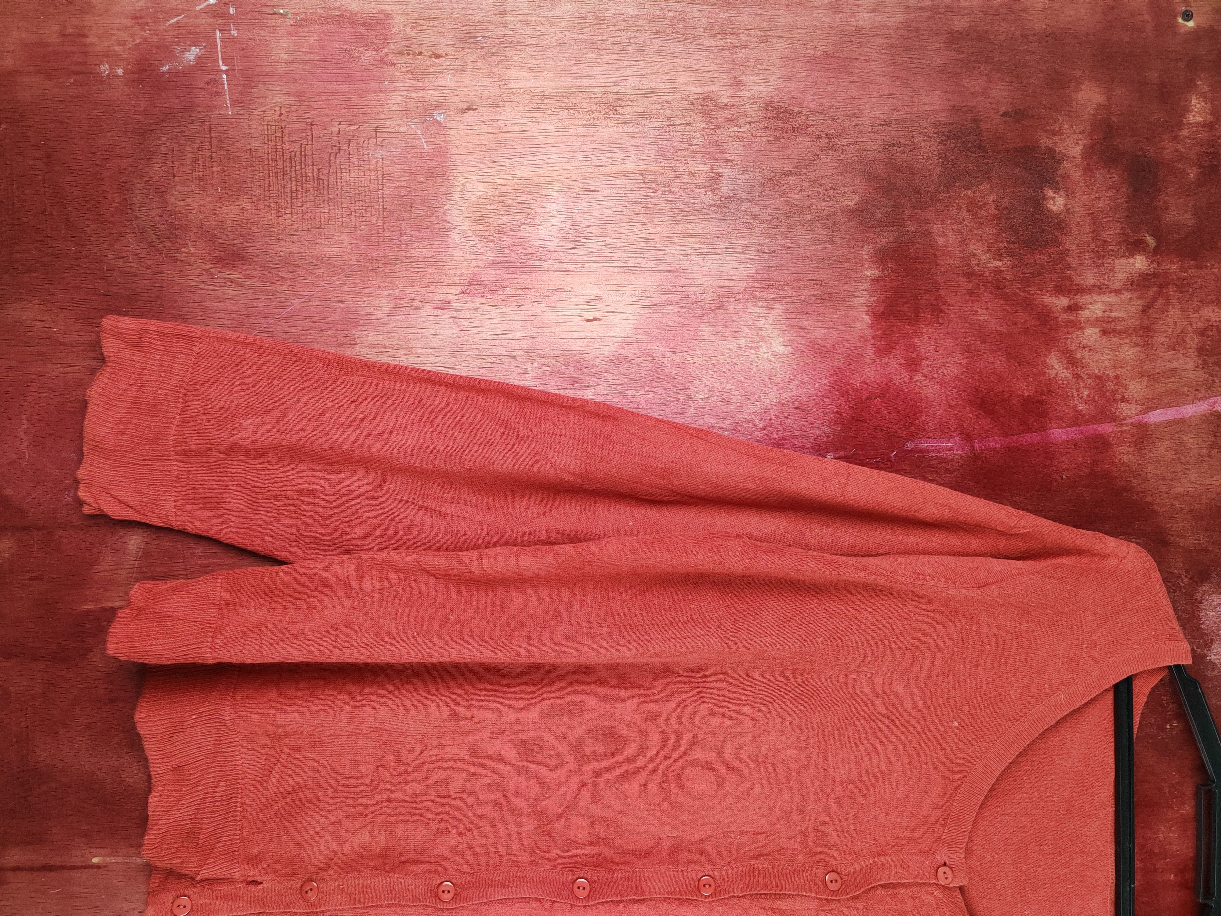 Japanese Brand Japanese Brand Red Knitwear Cardigan vintage japan #S1200 Size L / US 10 / IT 46 - 4 Thumbnail