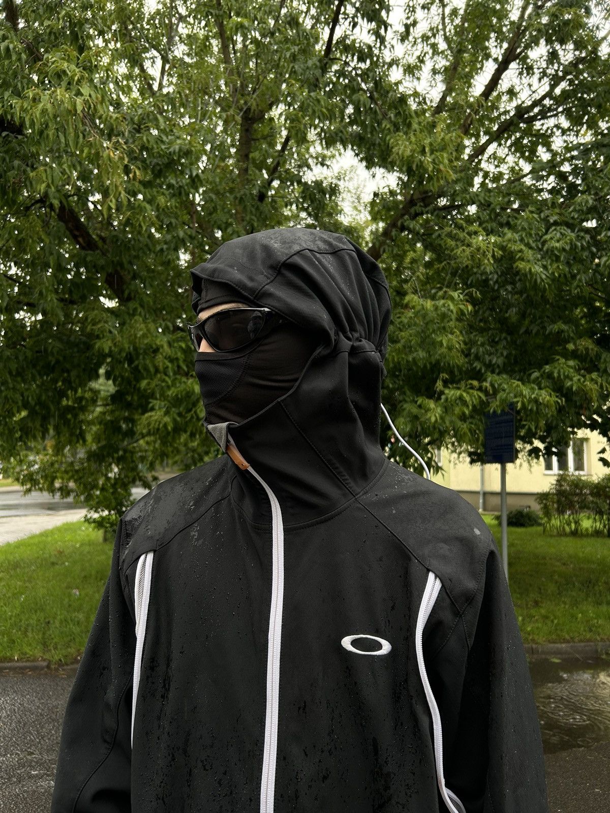 2000'S Oakley Nylon Parka, Men's Size L (approx.) Nylon orange type Vintage Second Hand