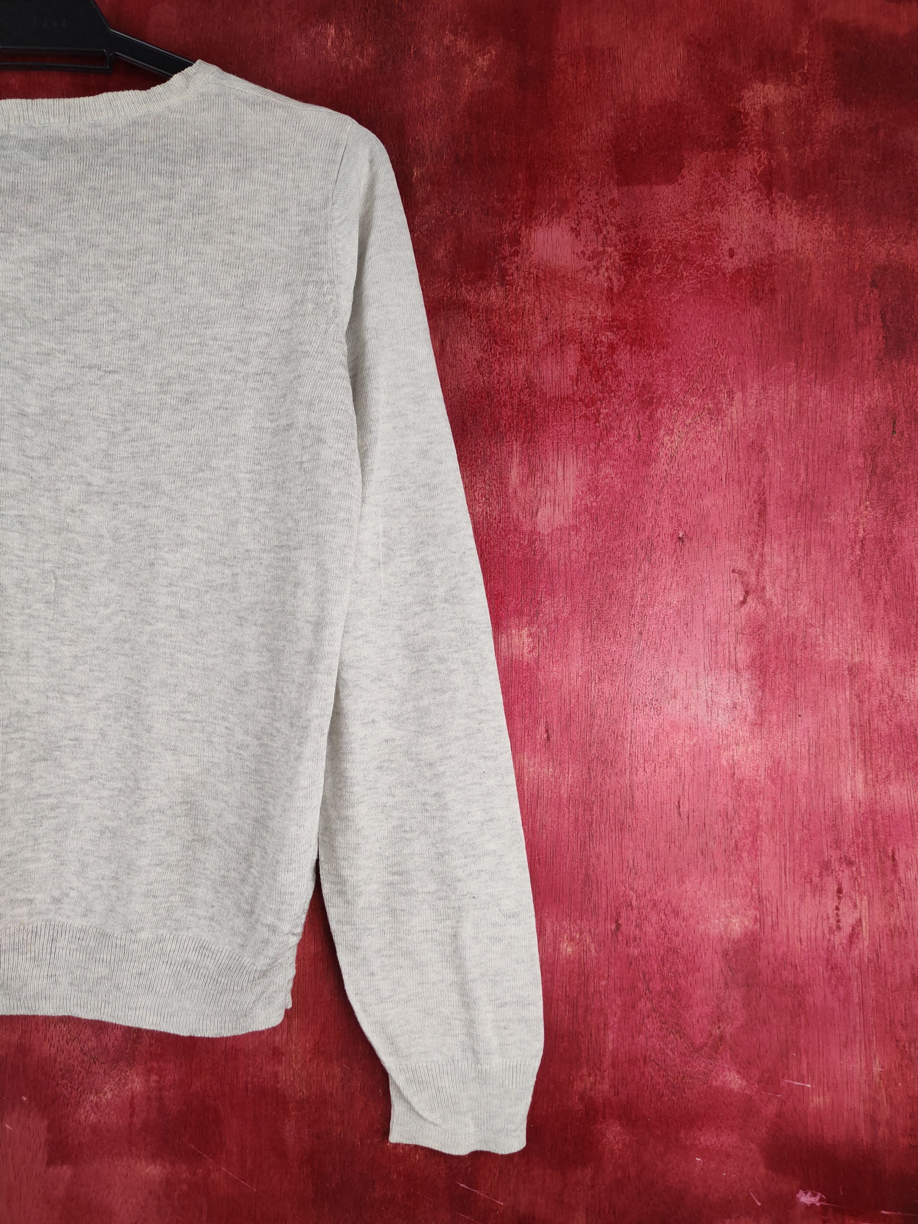 GU × Japanese Brand GU Gray Knitwear Cardigan vintage japan #S1194 Size M / US 6-8 / IT 42-44 - 9 Thumbnail