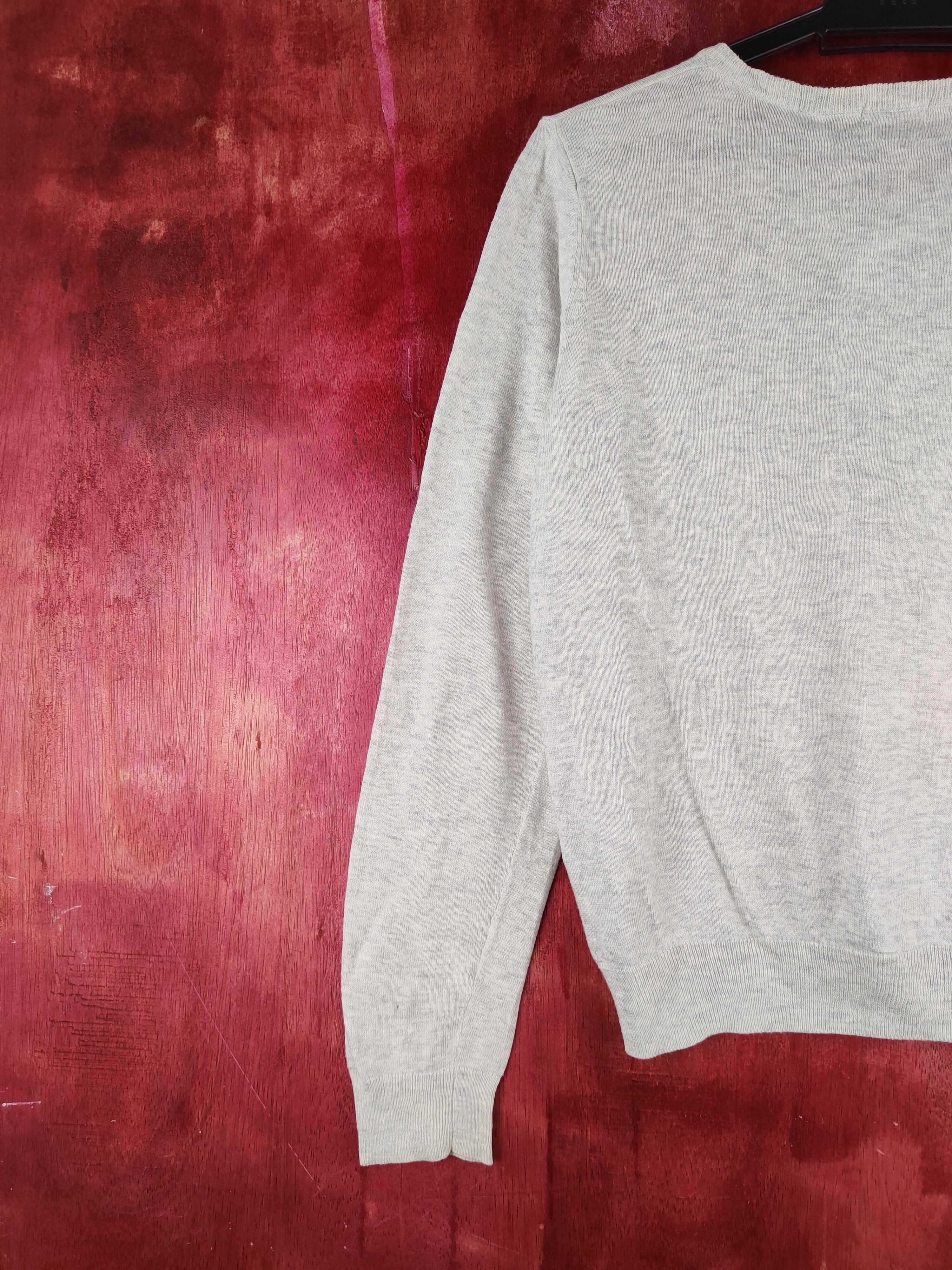 GU × Japanese Brand GU Gray Knitwear Cardigan vintage japan #S1194 Size M / US 6-8 / IT 42-44 - 8 Thumbnail