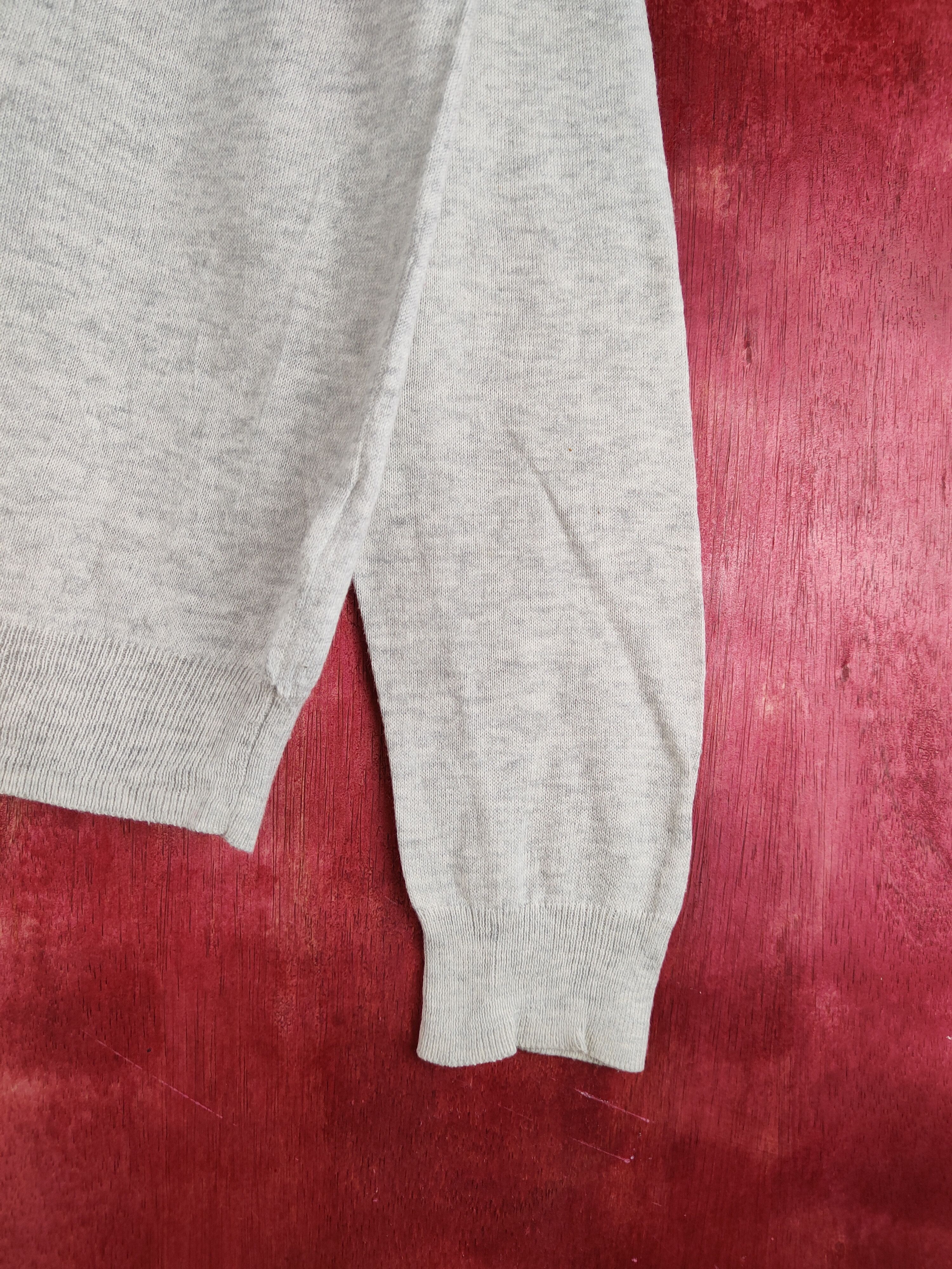 GU × Japanese Brand GU Gray Knitwear Cardigan vintage japan #S1194 Size M / US 6-8 / IT 42-44 - 6 Thumbnail