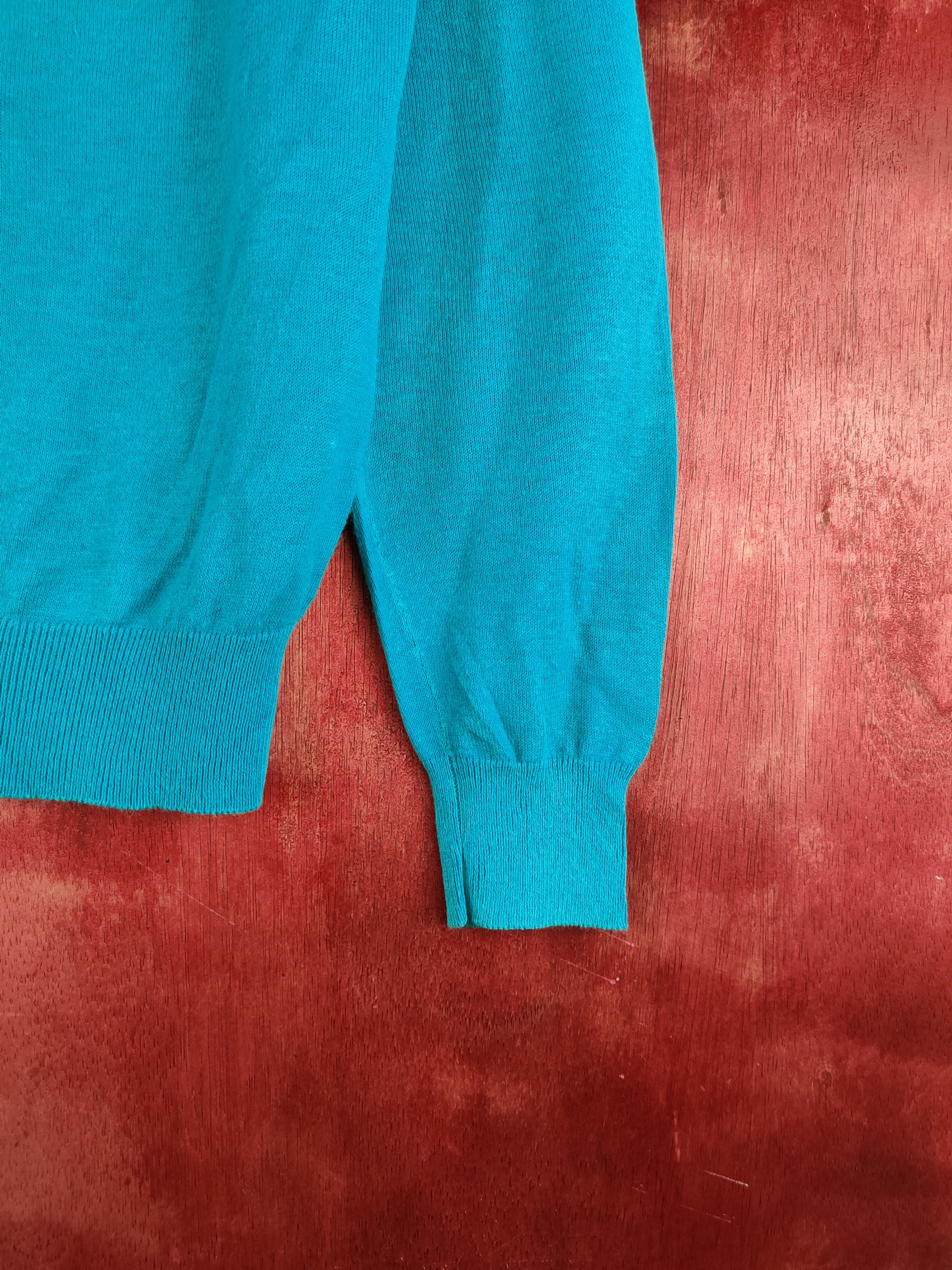Japanese Brand Uniqlo Light Blue Knitwear Cardigan vintage japan #S1189 Size M / US 6-8 / IT 42-44 - 6 Thumbnail