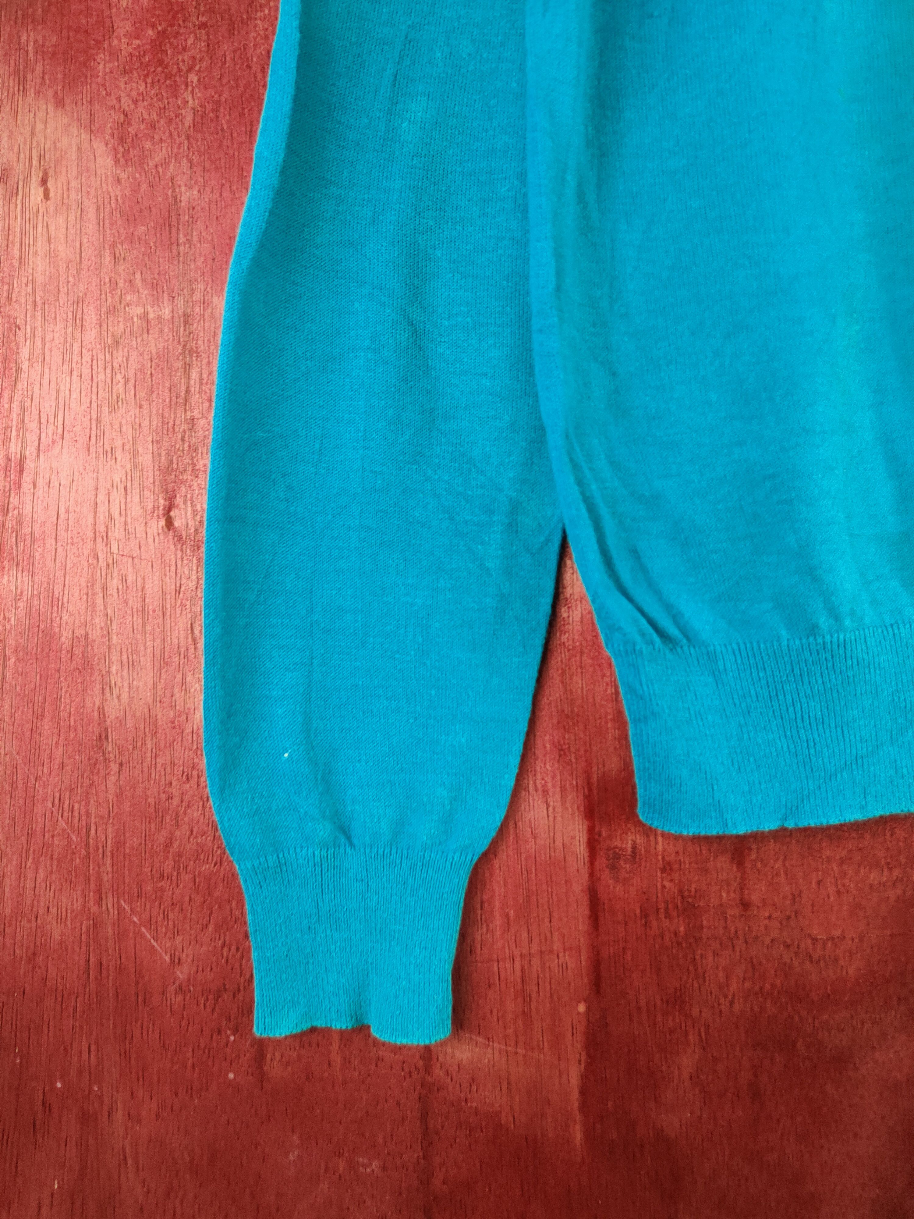 Japanese Brand Uniqlo Light Blue Knitwear Cardigan vintage japan #S1189 Size M / US 6-8 / IT 42-44 - 4 Thumbnail