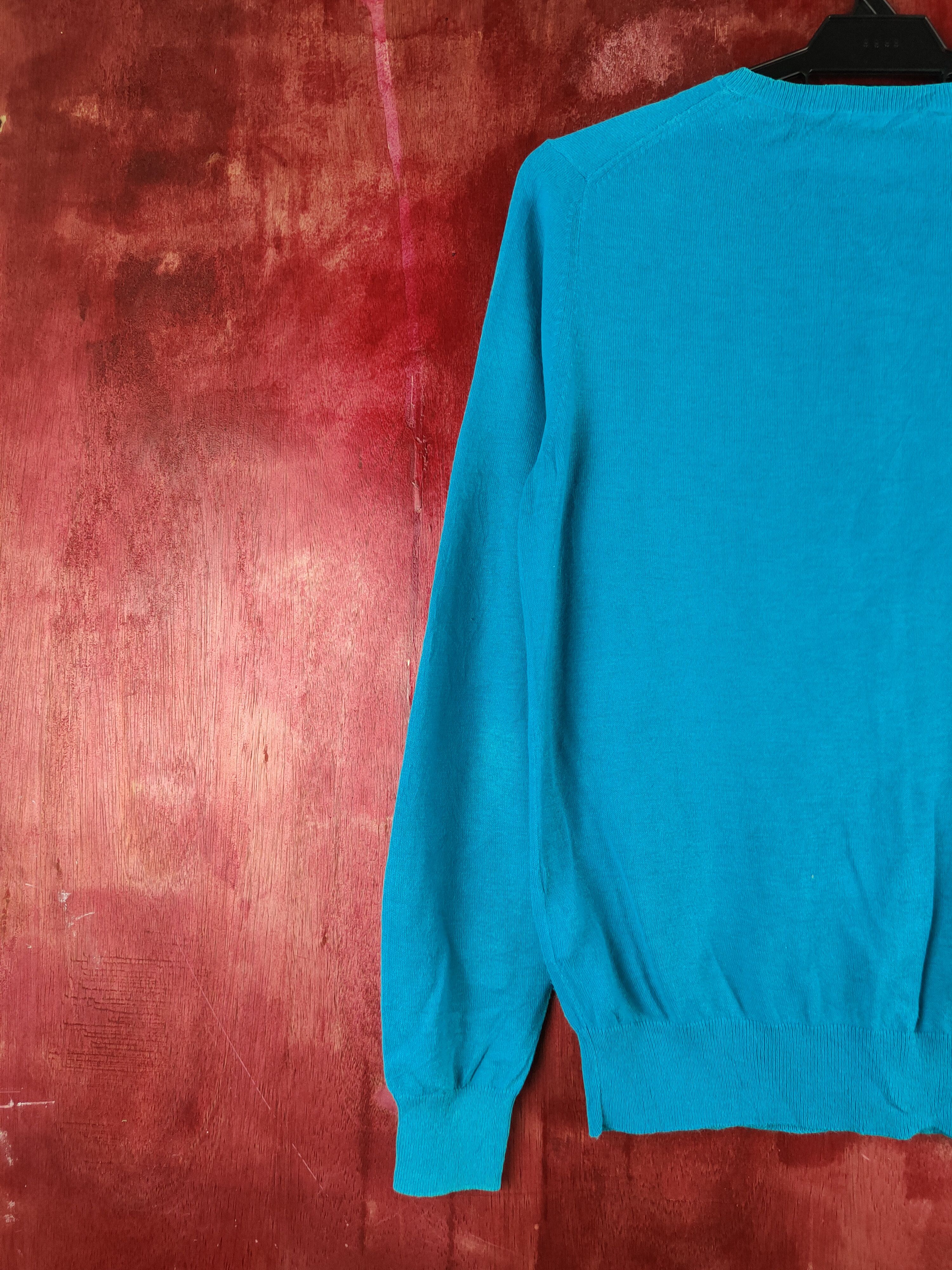 Japanese Brand Uniqlo Light Blue Knitwear Cardigan vintage japan #S1189 Size M / US 6-8 / IT 42-44 - 8 Thumbnail