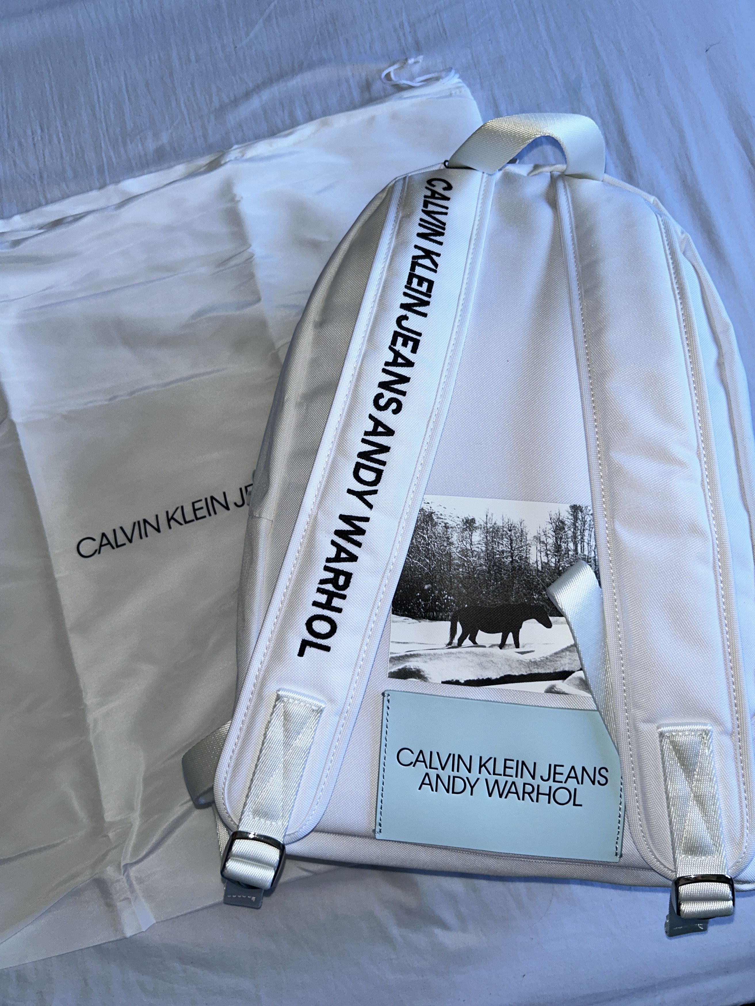 Andy Warhol × Calvin Klein × Raf Simons Calvin Klein by Raf Simons Andy  Warhol SS19 Horse backpack | Grailed