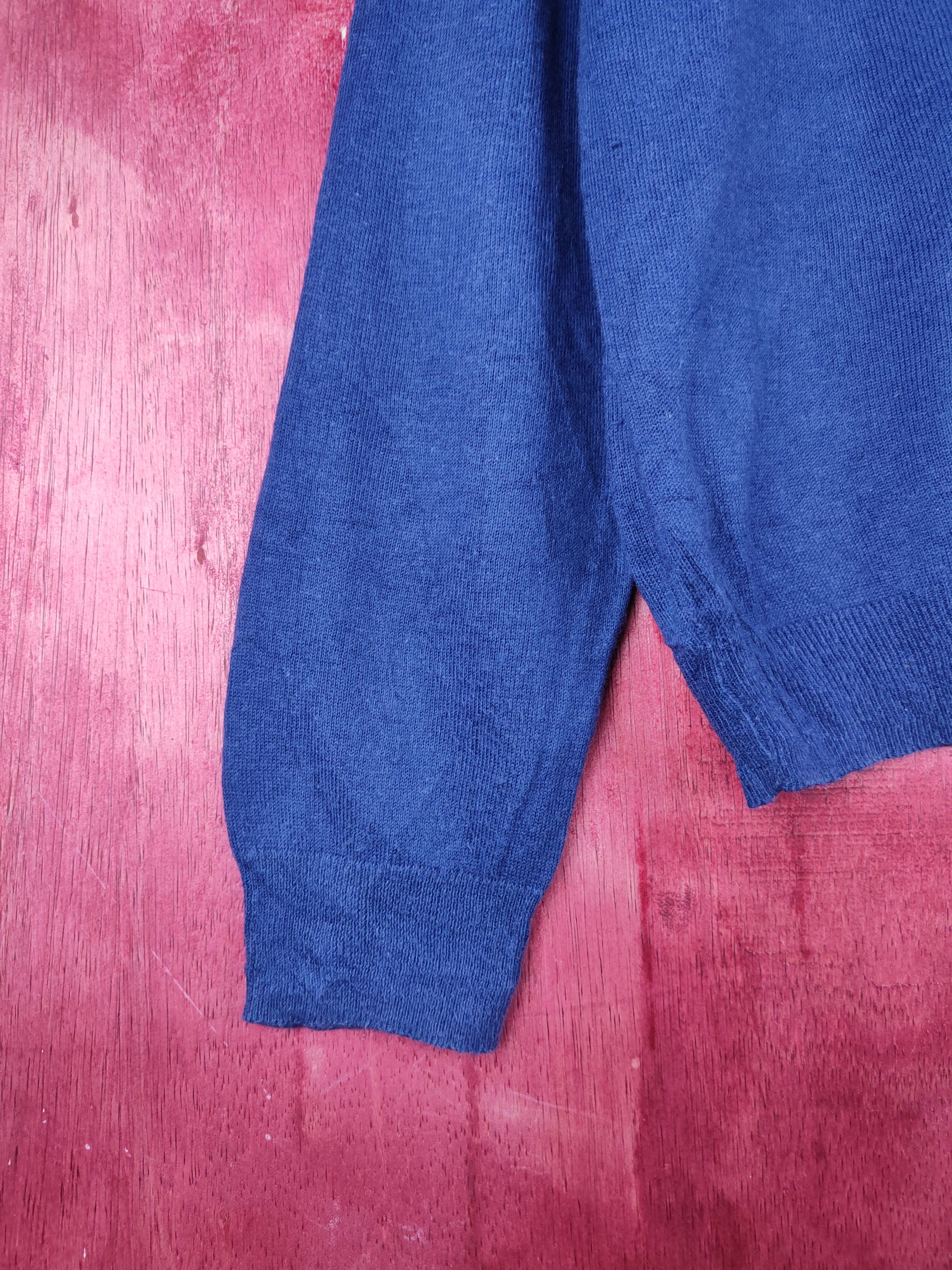 GU × Japanese Brand GU japan vintage Blue Knitwear Cardigan #S1156 Size M / US 6-8 / IT 42-44 - 4 Thumbnail