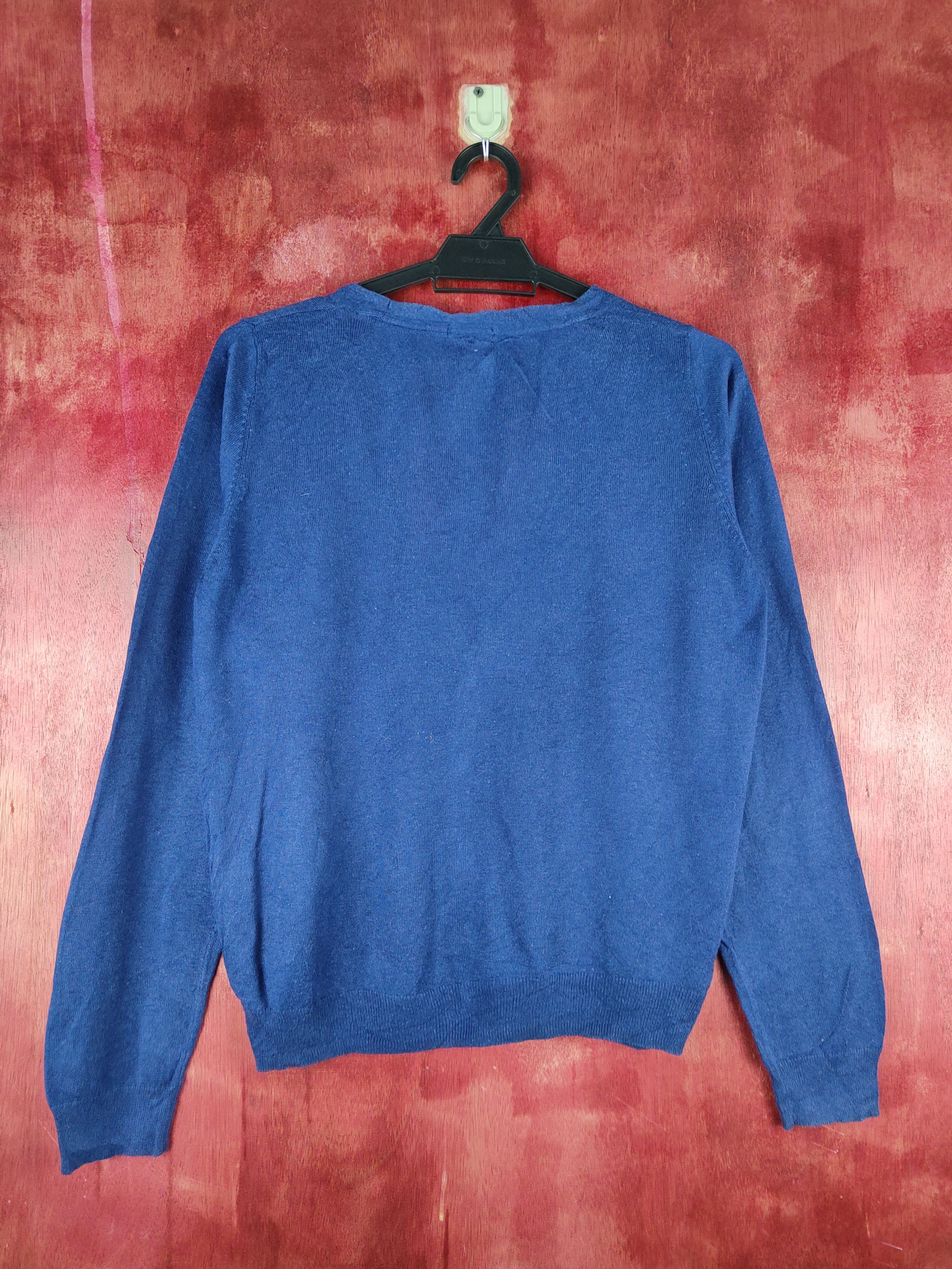 GU × Japanese Brand GU japan vintage Blue Knitwear Cardigan #S1156 Size M / US 6-8 / IT 42-44 - 7 Thumbnail