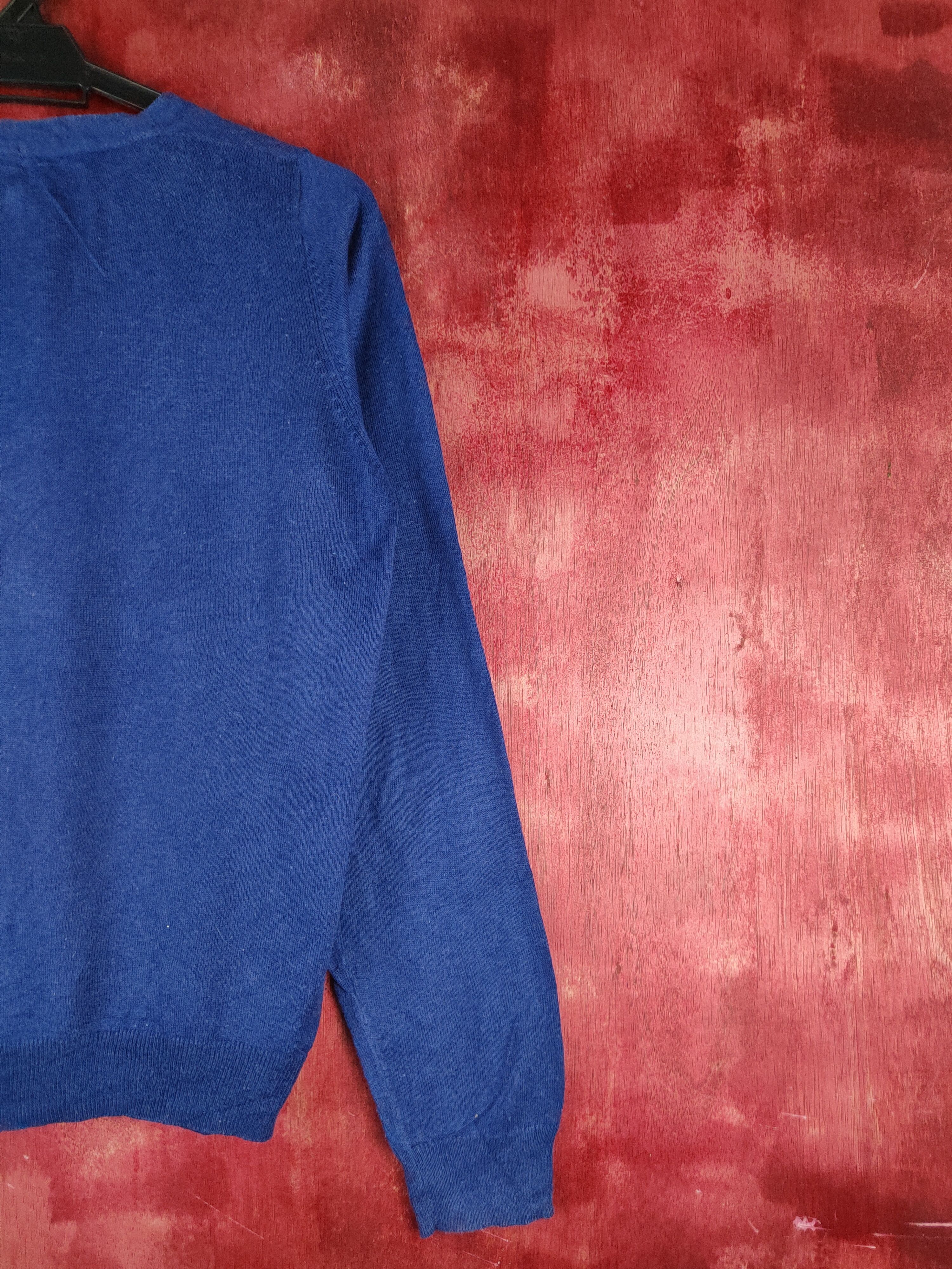 GU × Japanese Brand GU japan vintage Blue Knitwear Cardigan #S1156 Size M / US 6-8 / IT 42-44 - 9 Thumbnail