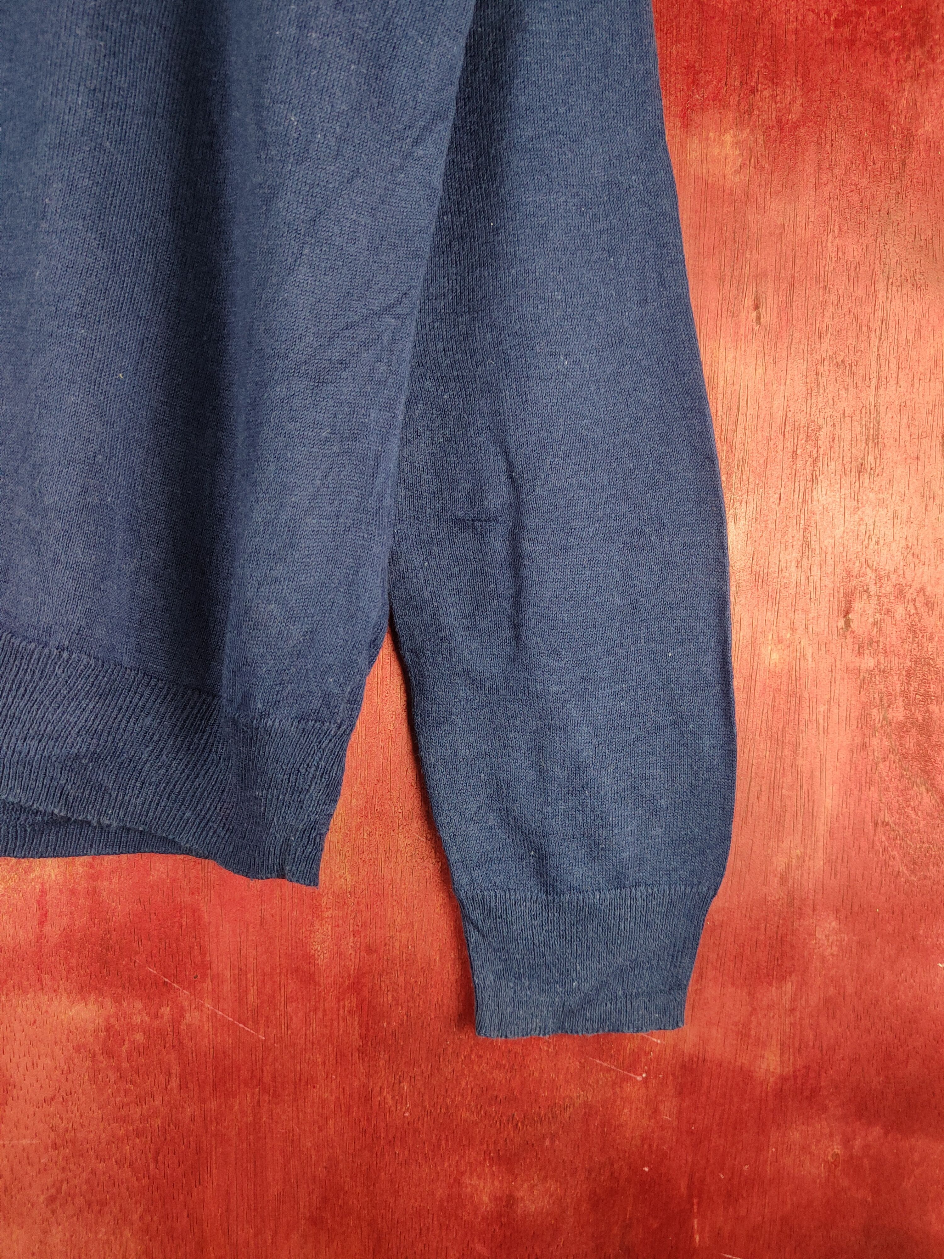 GU × Japanese Brand GU japan vintage Blue Knitwear Cardigan #S1156 Size M / US 6-8 / IT 42-44 - 6 Thumbnail
