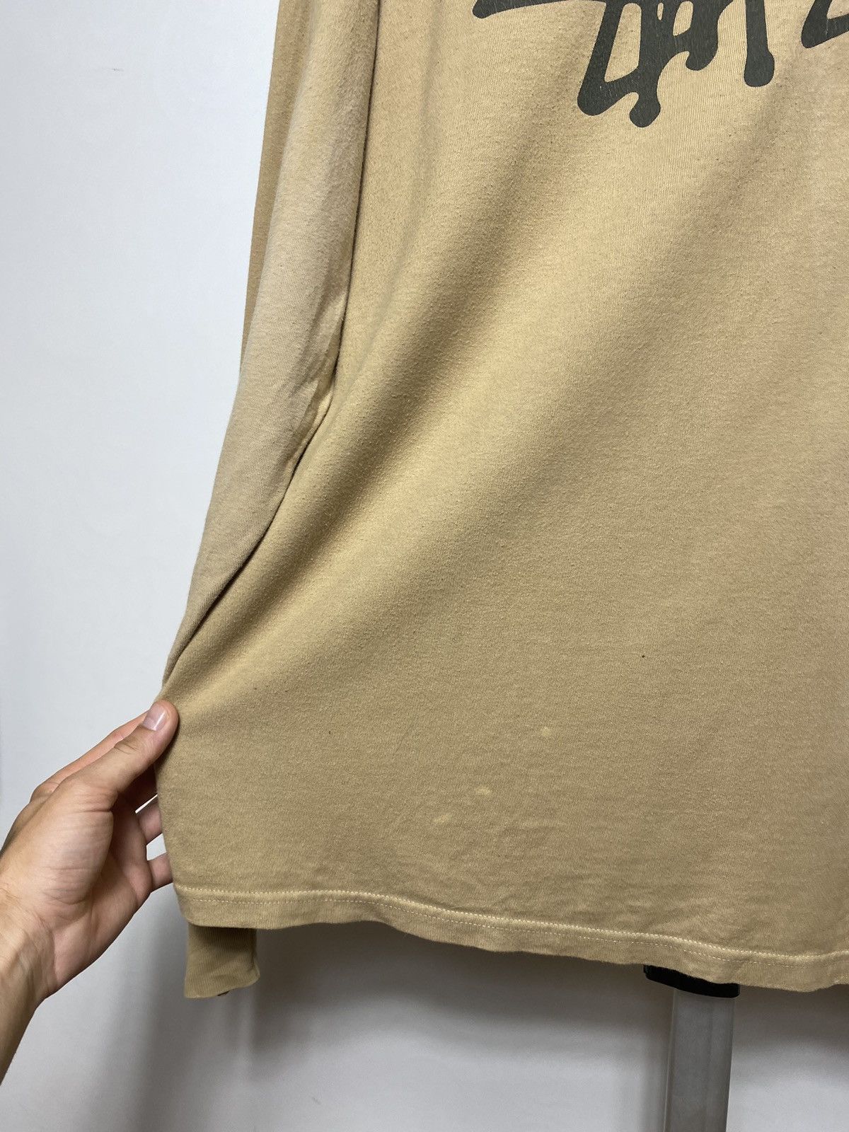 Stussy Vintage Stussy Distressed Long Sleeve Tee Shirt size Xl Size US XL / EU 56 / 4 - 15 Thumbnail
