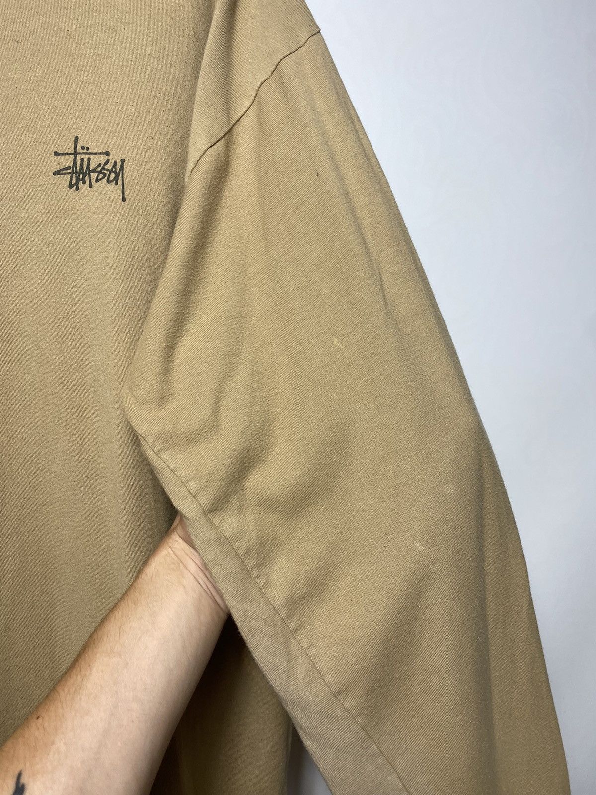 Stussy Vintage Stussy Distressed Long Sleeve Tee Shirt size Xl Size US XL / EU 56 / 4 - 10 Thumbnail