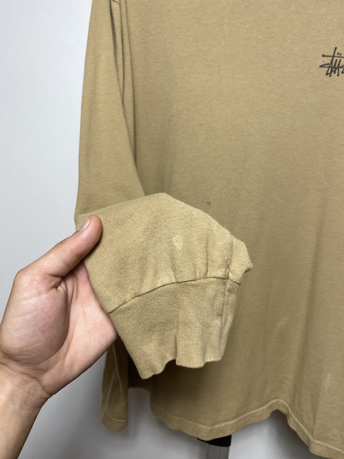 Stussy Vintage Stussy Distressed Long Sleeve Tee Shirt size Xl Size US XL / EU 56 / 4 - 9 Thumbnail