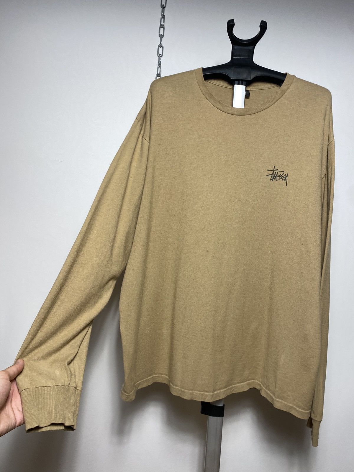 Stussy Vintage Stussy Distressed Long Sleeve Tee Shirt size Xl Size US XL / EU 56 / 4 - 8 Thumbnail