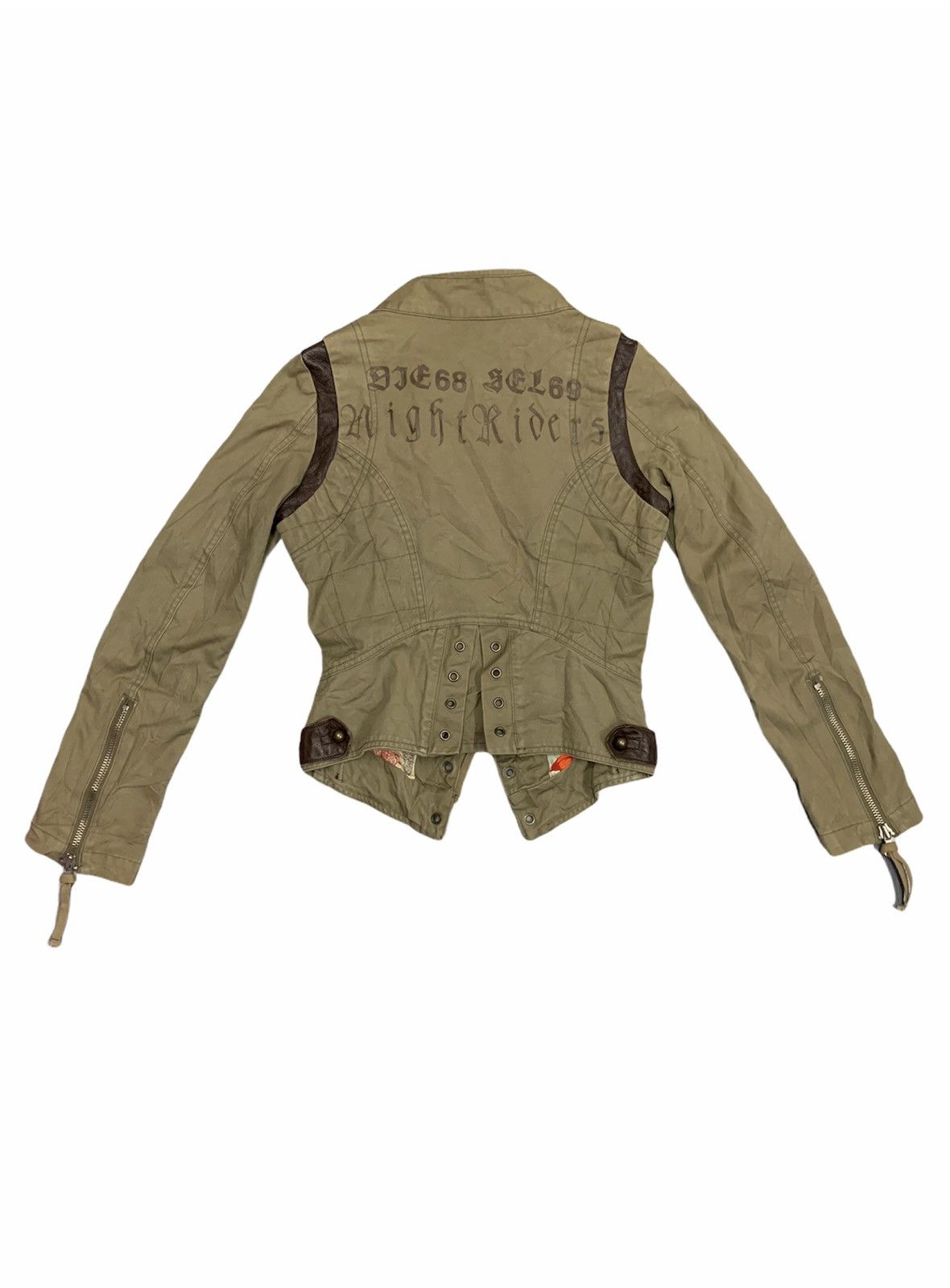 Diesel Diesel Sapporox Motorcycle Woman Jacket Leather Trims Size XXS / US 00 / IT 34 - 2 Thumbnail