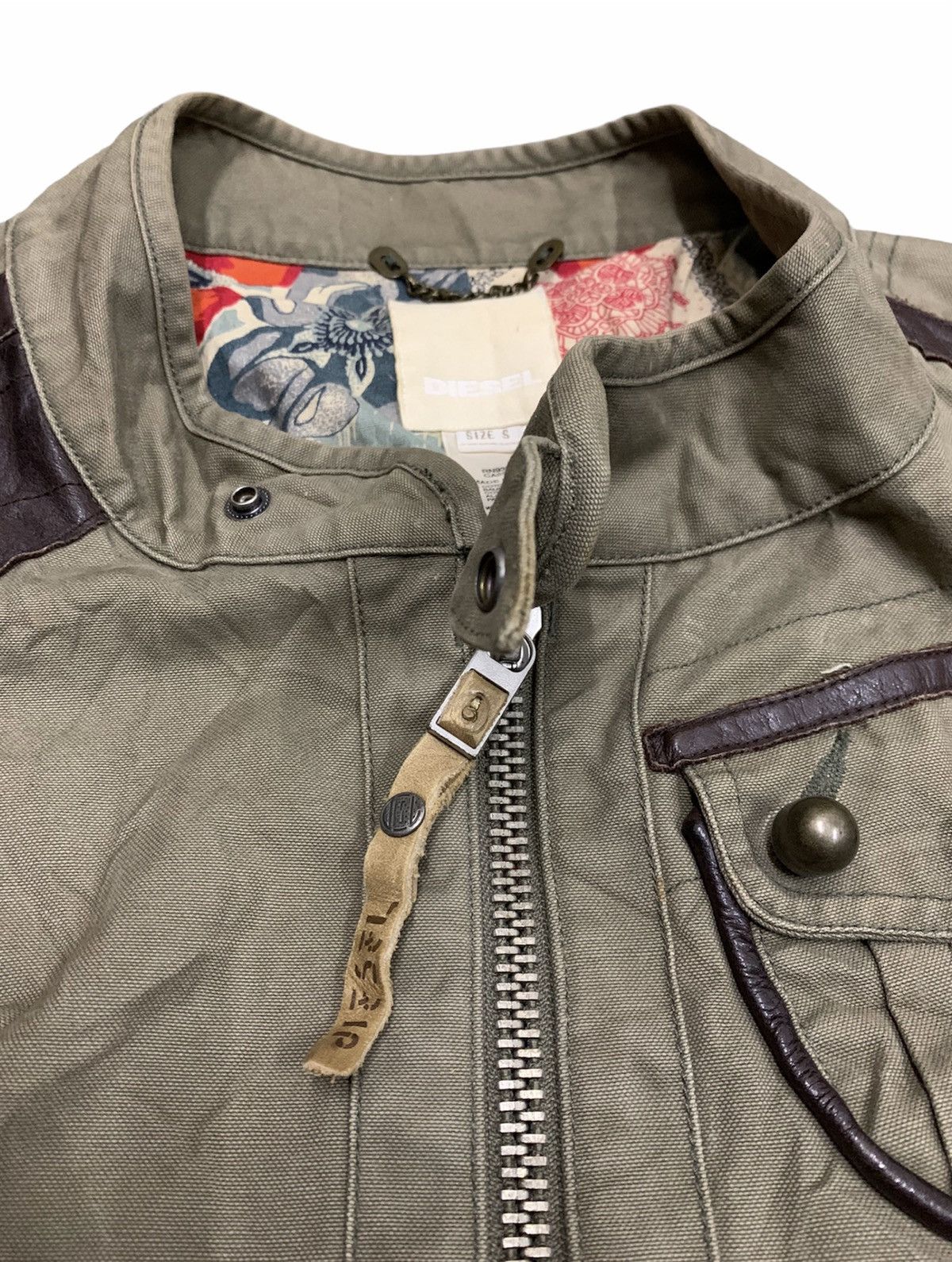 Diesel Diesel Sapporox Motorcycle Woman Jacket Leather Trims Size XXS / US 00 / IT 34 - 3 Thumbnail