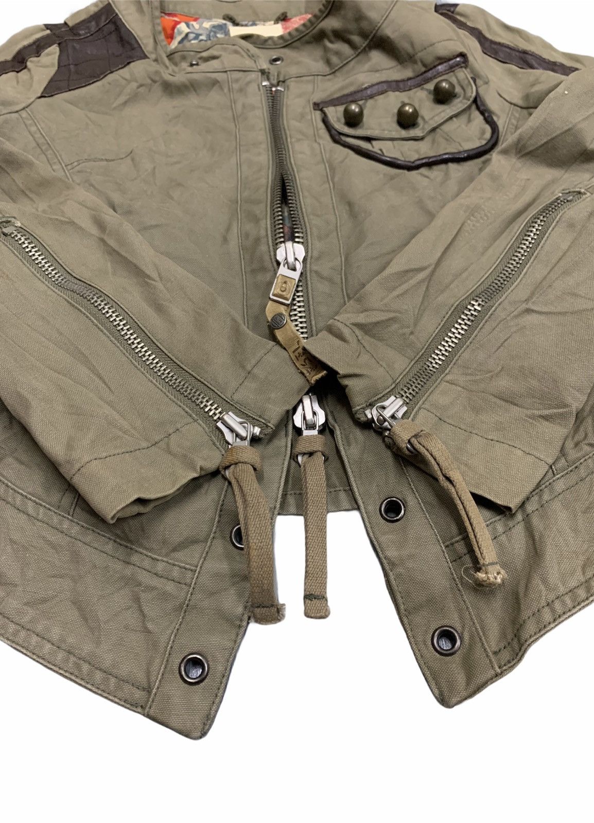Diesel Diesel Sapporox Motorcycle Woman Jacket Leather Trims Size XXS / US 00 / IT 34 - 4 Thumbnail