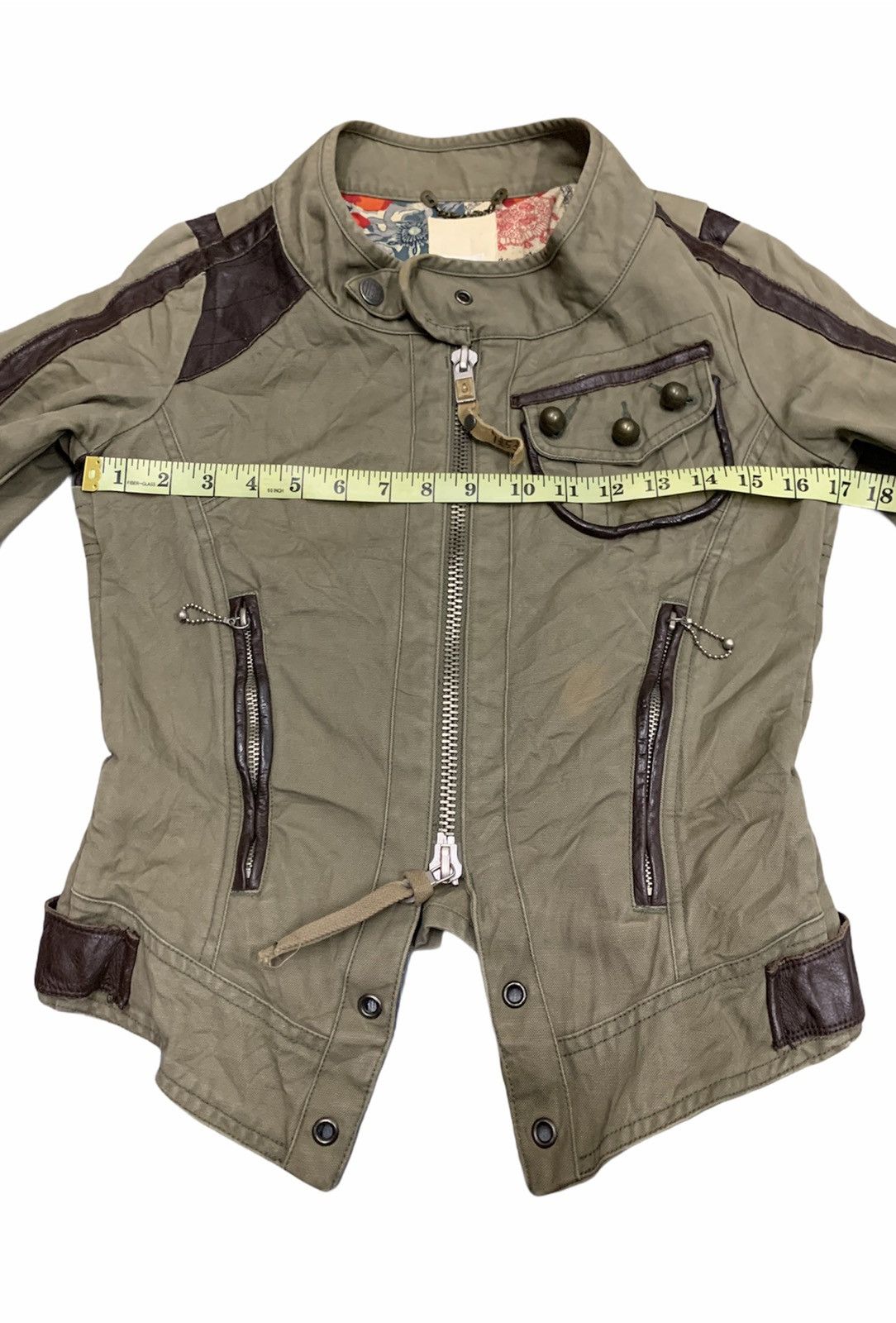 Diesel Diesel Sapporox Motorcycle Woman Jacket Leather Trims Size XXS / US 00 / IT 34 - 6 Thumbnail