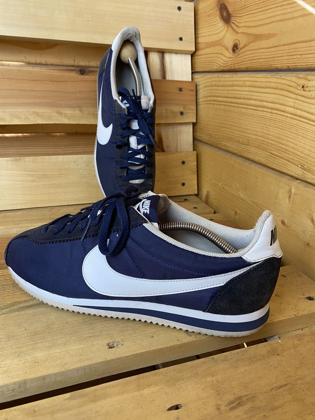 American Classics Nike Vintage Vintage Nike Classic Cortez Leather Blue 45 11 5 size Grailed