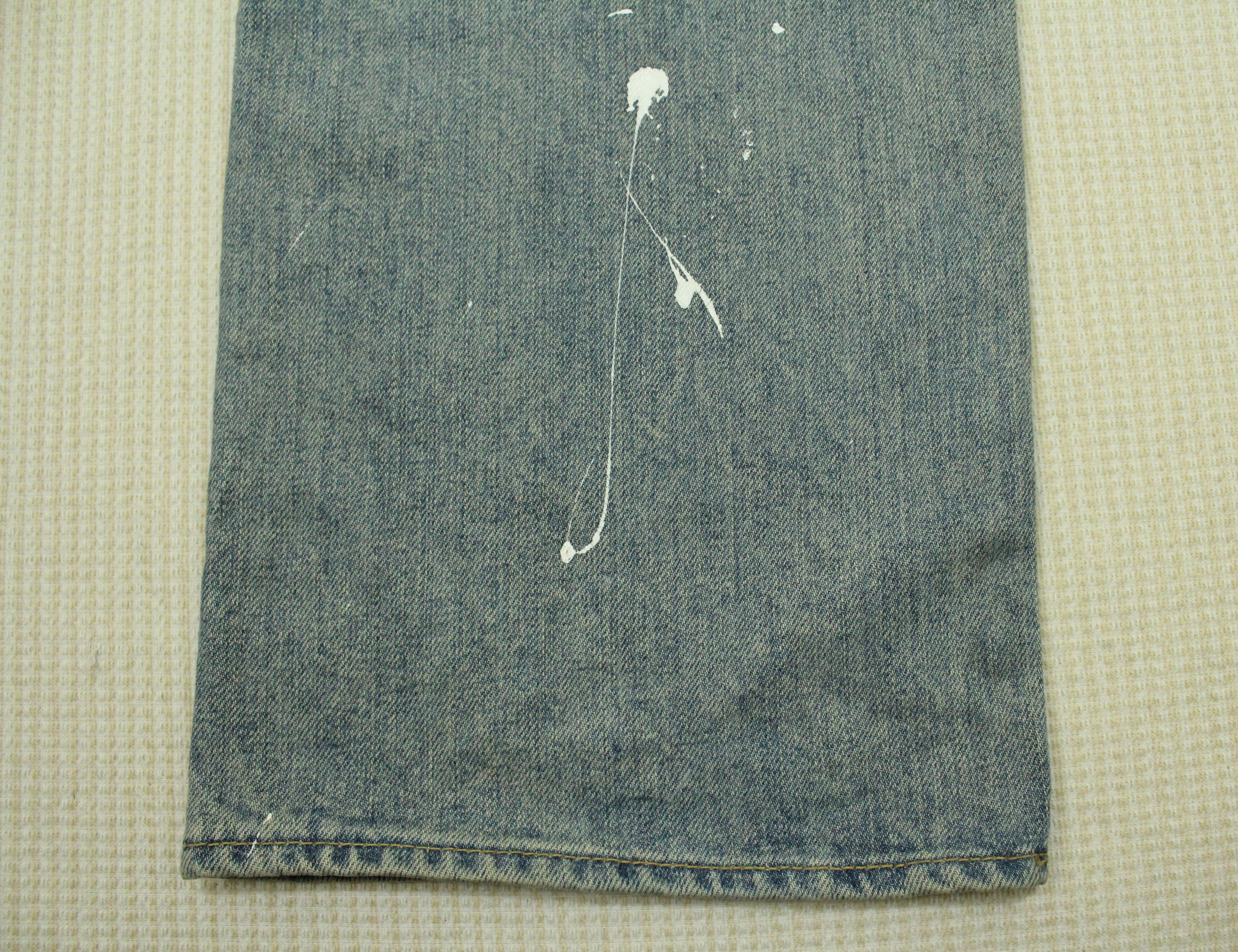 Japanese Brand × Takeo Kikuchi TAKEO KIKUCHI Denim Paint Splatter Distressed Style Washed Size US 34 / EU 50 - 13 Thumbnail