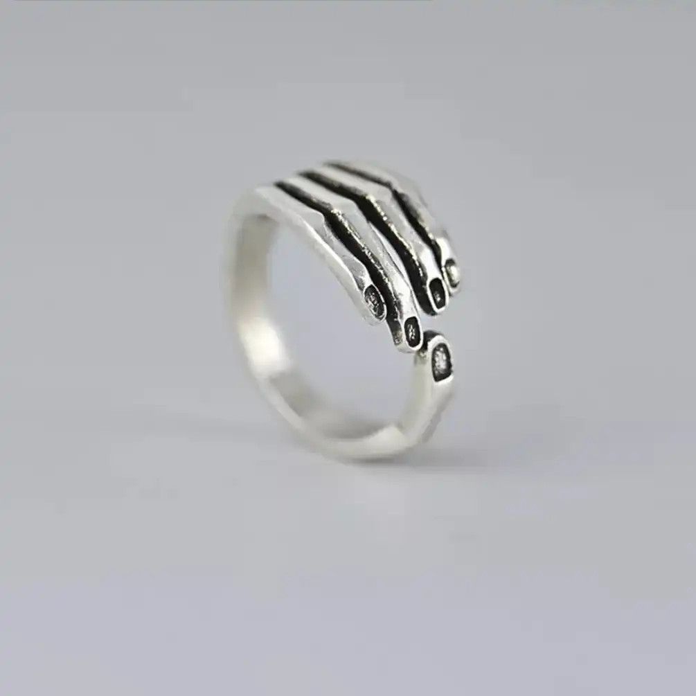 Jewelry Antique Hand Finger Ring Size ONE SIZE - 3 Thumbnail