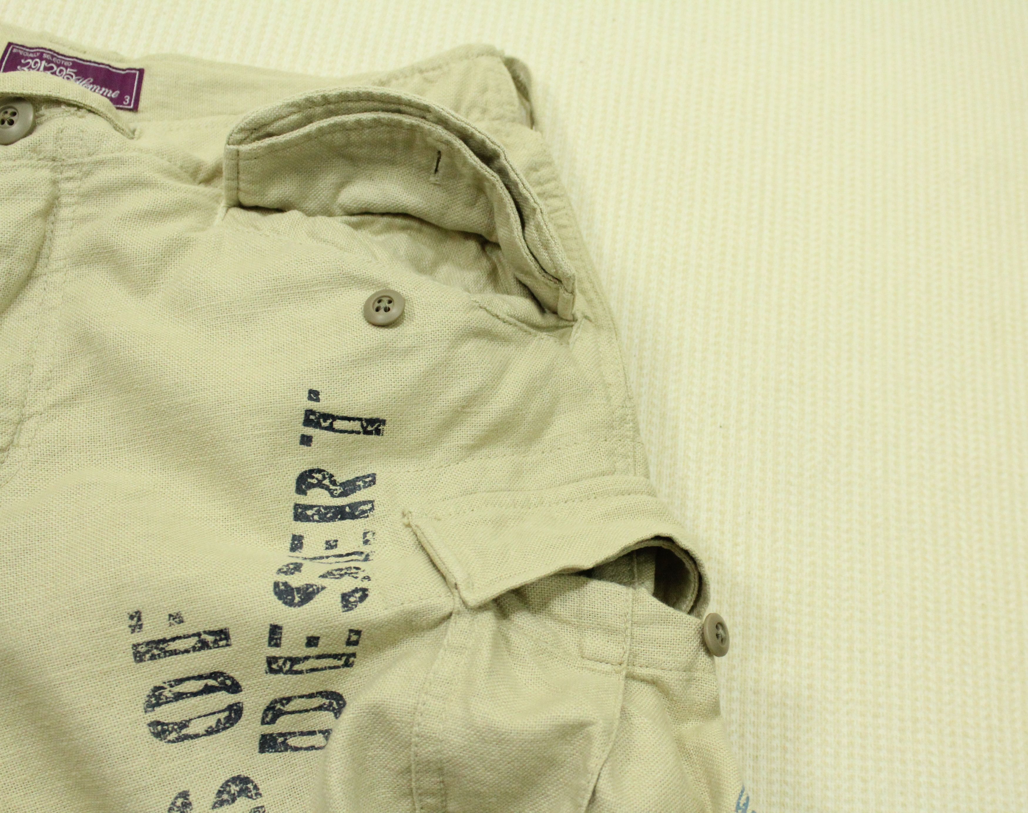 291295=Homme Skull Pirates 291295 HOMME Pants Cargo Cotton Linen Size US 30 / EU 46 - 16 Thumbnail