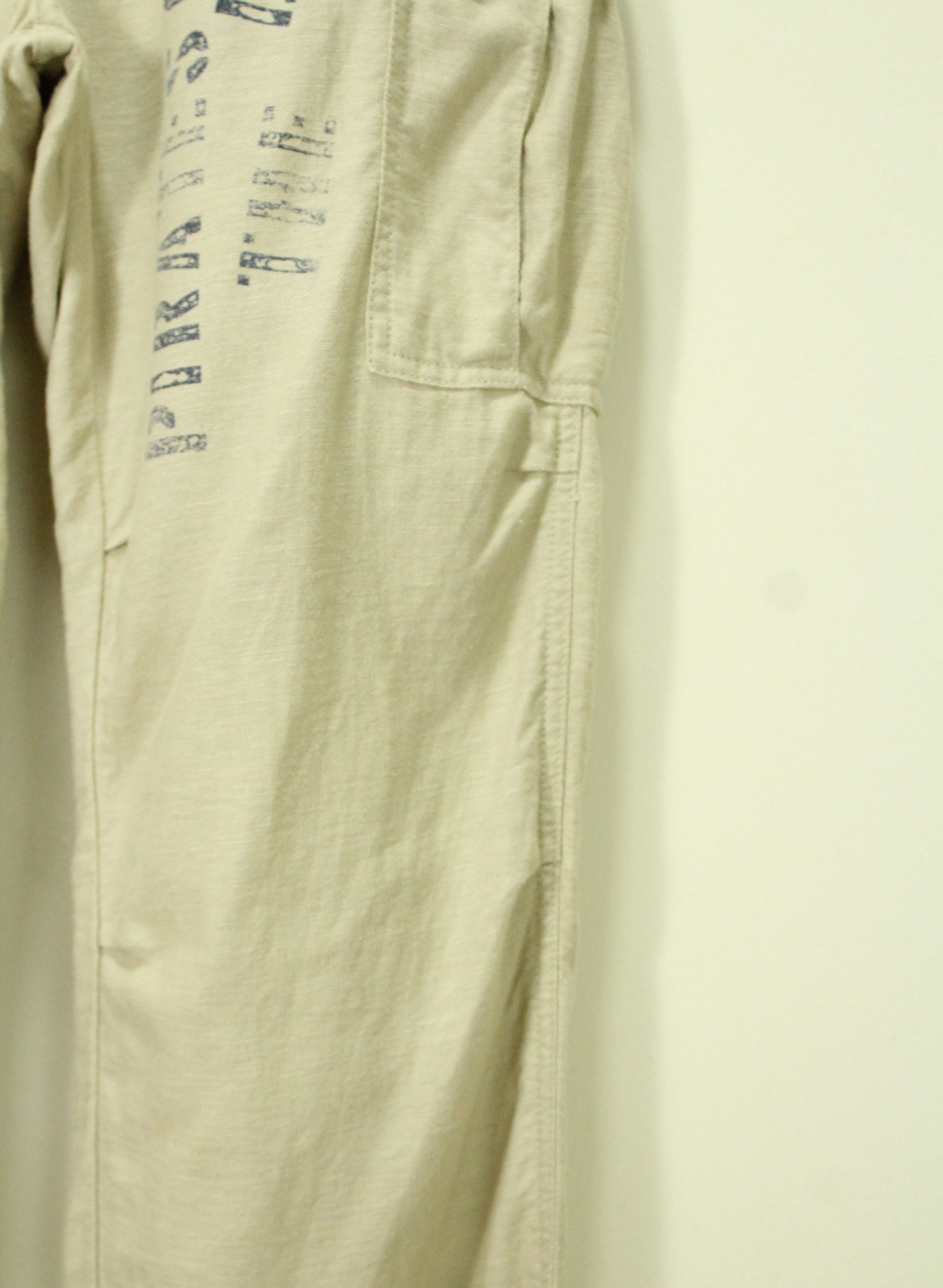 291295=Homme Skull Pirates 291295 HOMME Pants Cargo Cotton Linen Size US 30 / EU 46 - 5 Thumbnail