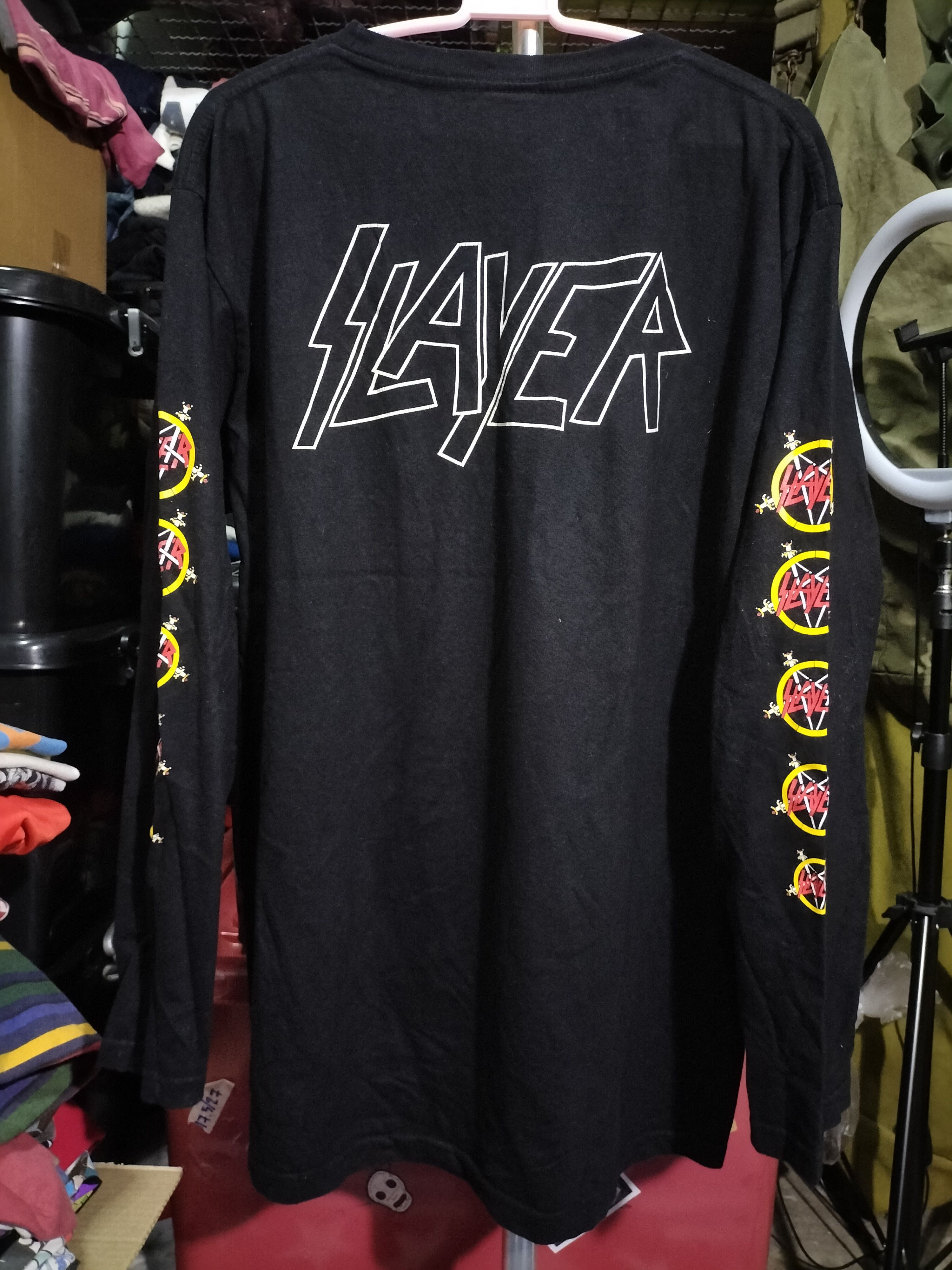 Band Tees Vintage Slayer Longsleeve Metaltees band fashion Size US L / EU 52-54 / 3 - 2 Thumbnail