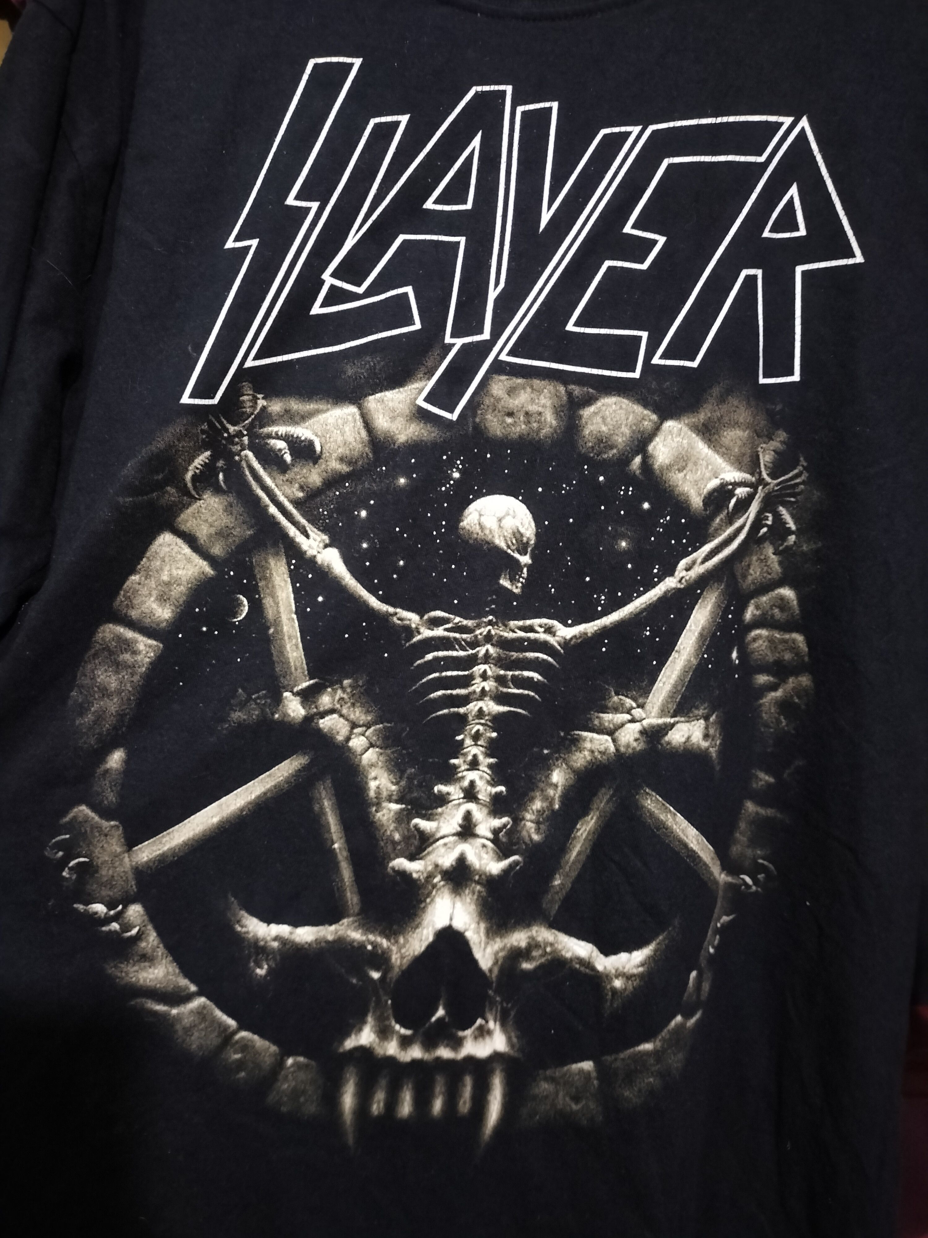Band Tees Vintage Slayer Longsleeve Metaltees band fashion Size US L / EU 52-54 / 3 - 3 Thumbnail